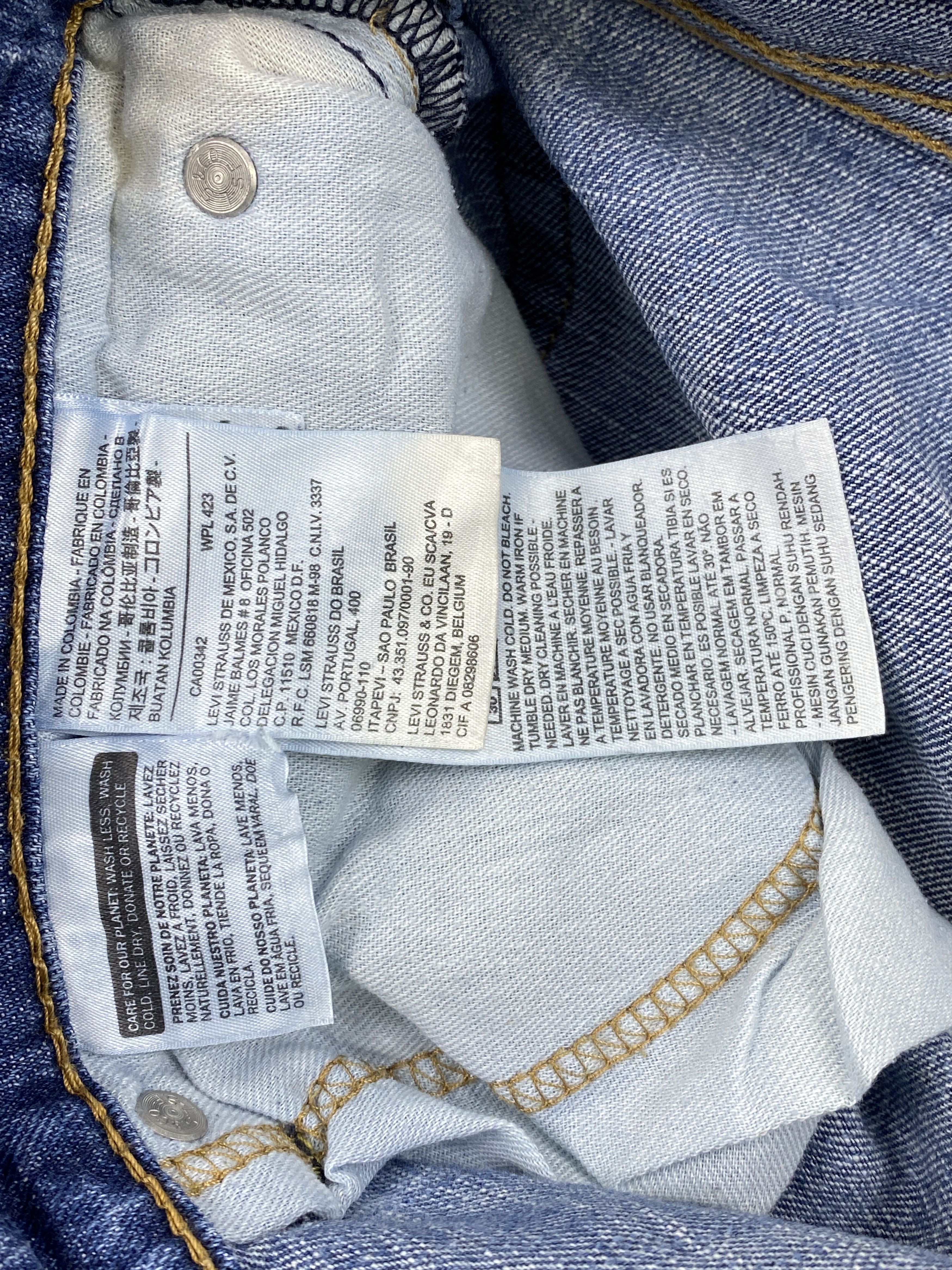 Levi's × Vintage Vintage Levi's 505 Blue Denim Jeans Size US 36 / EU 52 - 11 Thumbnail