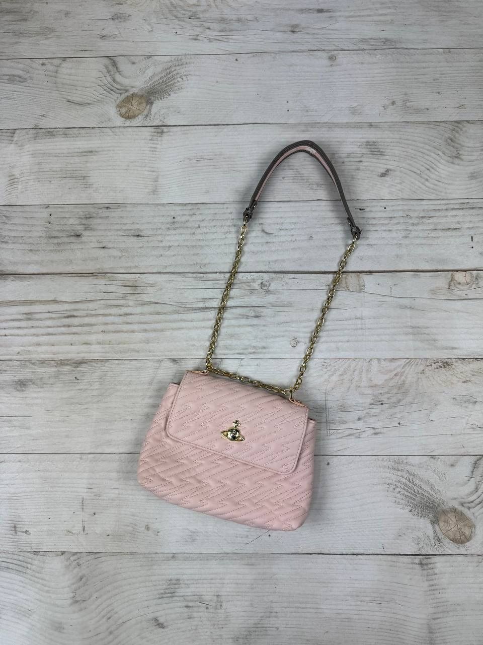 Vivienne Westwood Vivienne Westwood Shoulders Bag Logo Orb Pink Size ONE SIZE - 1 Thumbnail