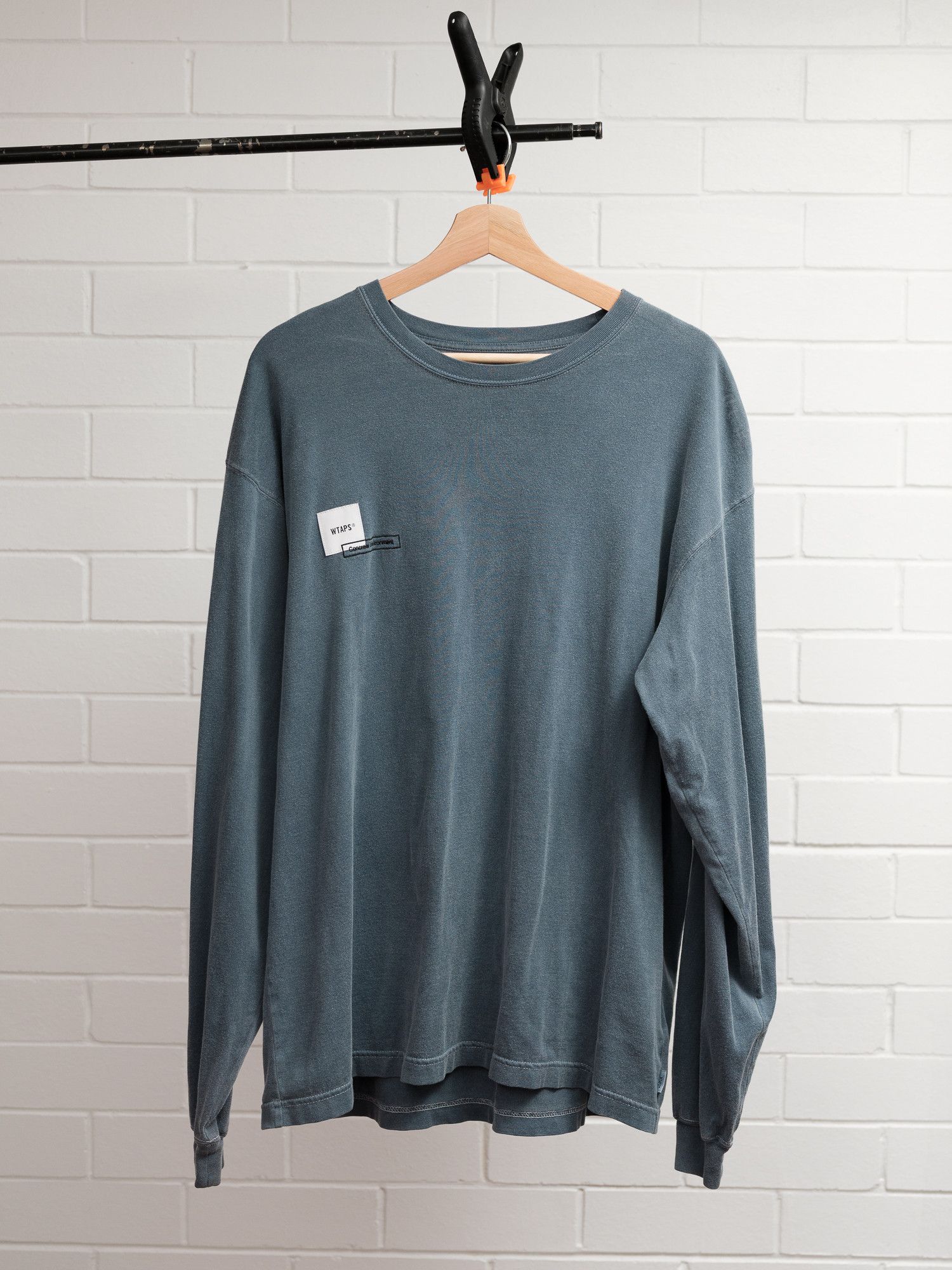 Wtaps WTAPS Home Base Garment Dye Long Sleeve Tee Size US L / EU 52-54 / 3 - 1 Thumbnail