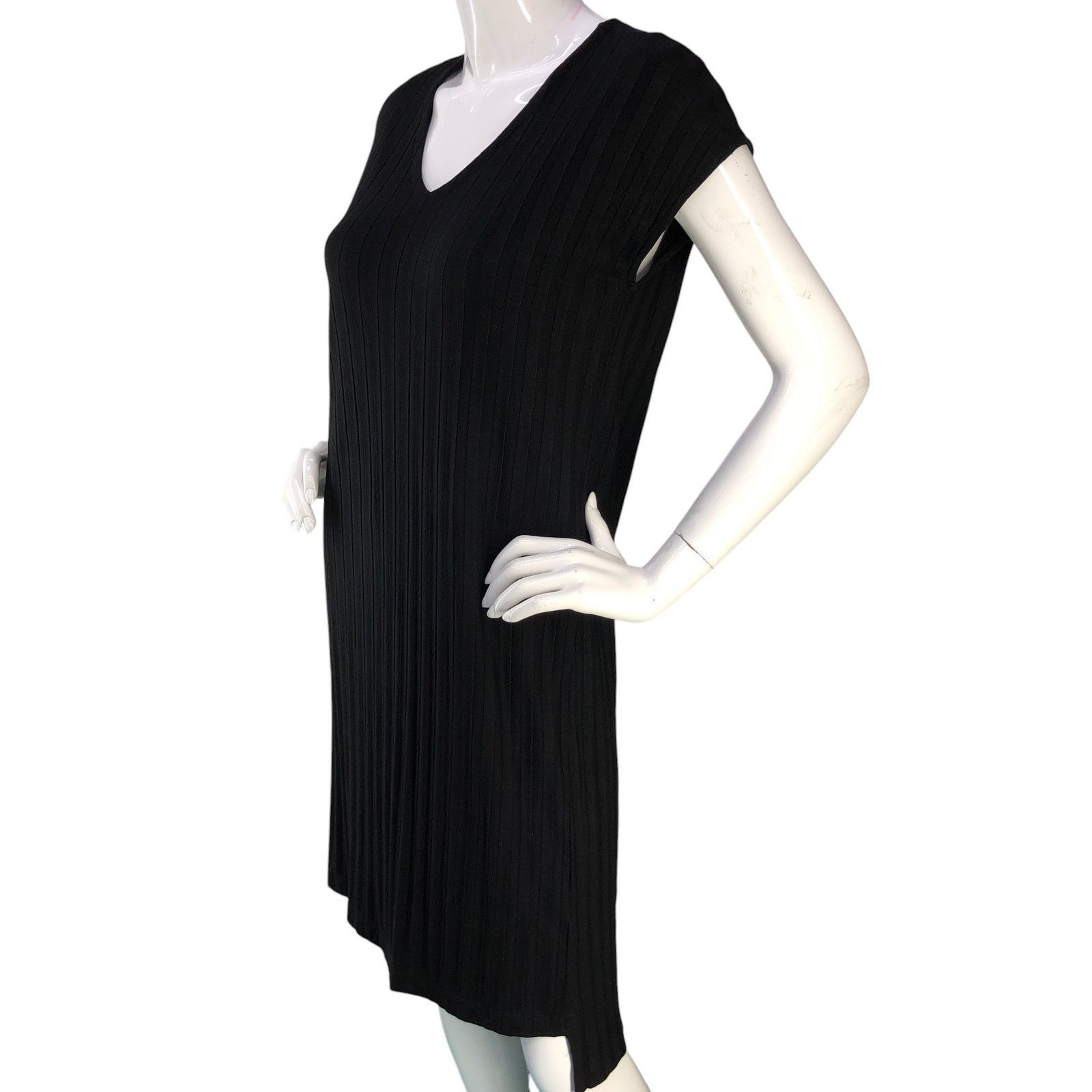 Eileen Fisher Eileen Fisher Size XXS Dress Tencel Wide Rib Stretch Shift Size XS / US 0-2 / IT 36-38 - 5 Thumbnail