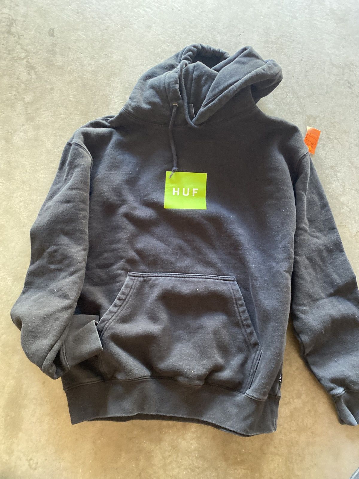 Huf Huf Box Logo Hoodie Black Small Size US S / EU 44-46 / 1 - 4 Thumbnail