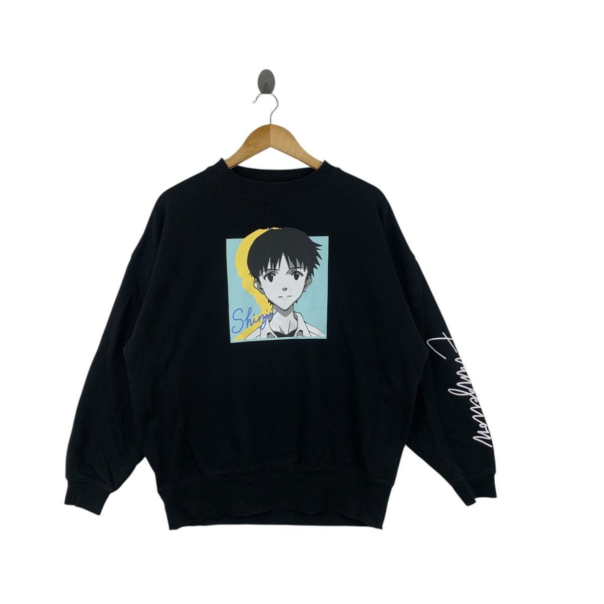 Anime ANIME EVANGELION SHINJI Ikari Neon Genesis Baggy Sweatshirt Size M / US 6-8 / IT 42-44 - 3 Thumbnail