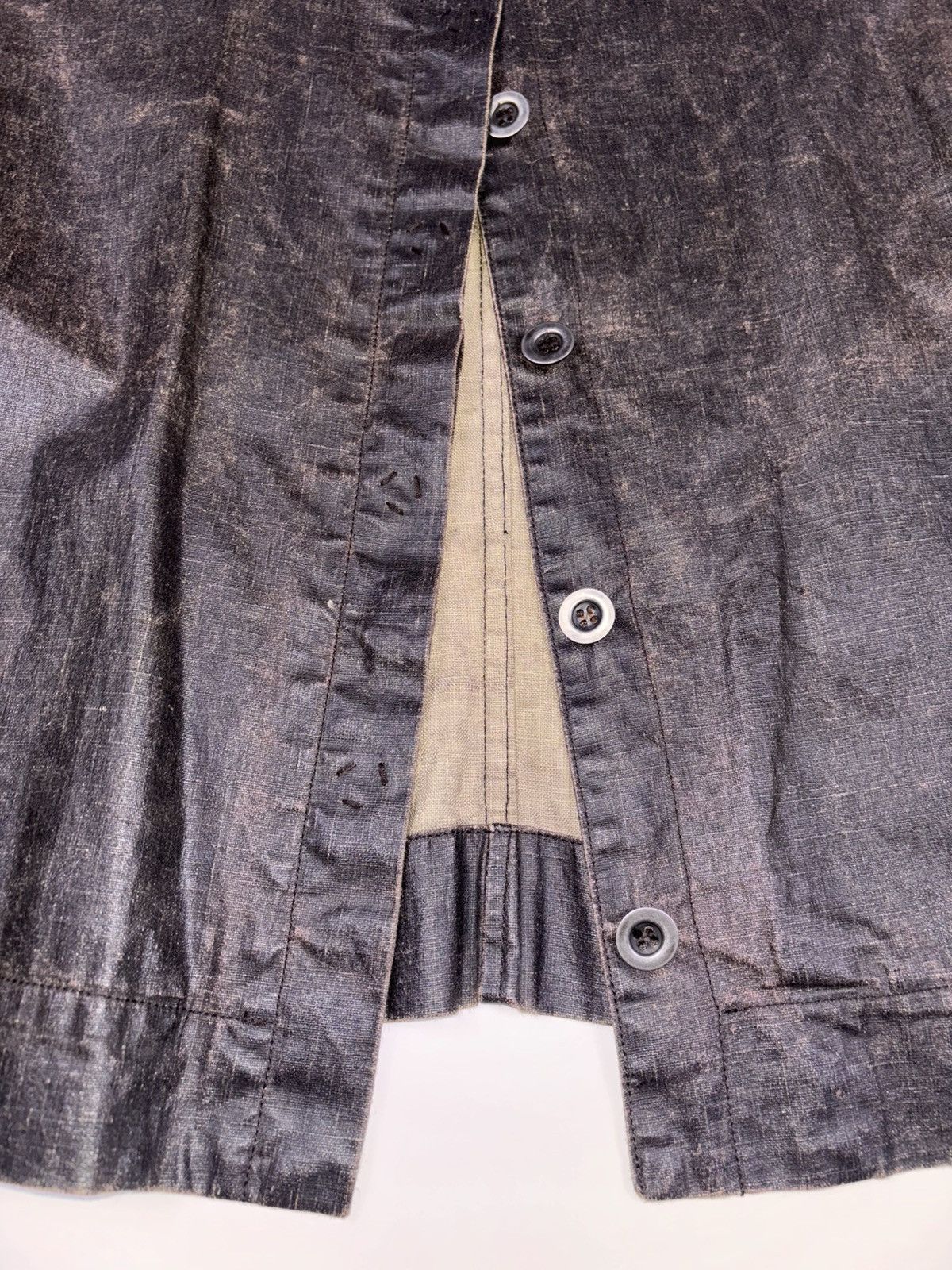 C.P. Company × Massimo Osti 2000's C.P. Company waxed linen jacket Size M / US 6-8 / IT 42-44 - 4 Thumbnail