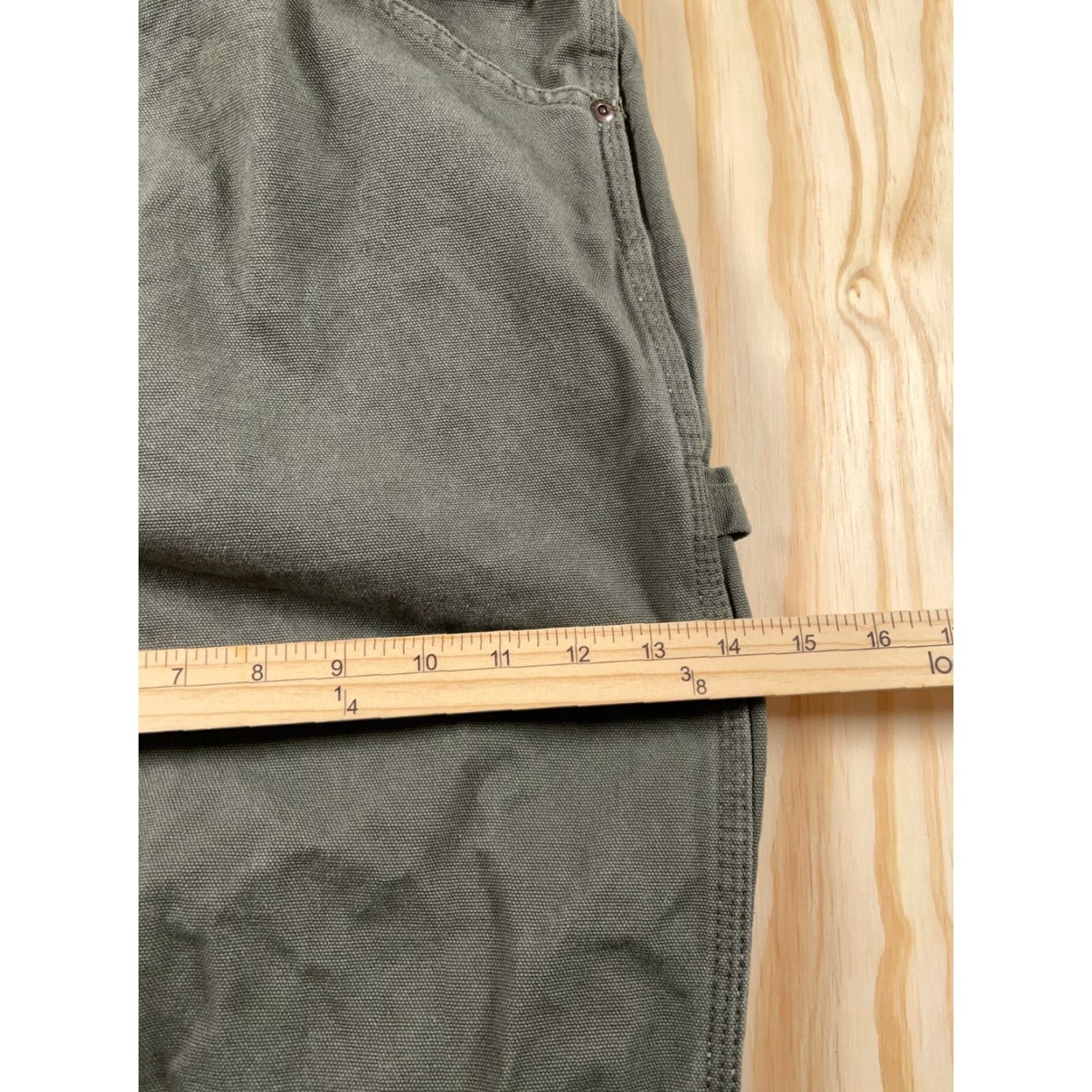 Dickies Dickies Pants Adult 40 x 30 Green Carpenter Canvas Relaxed Fit Workwear Mens Size US 40 / EU 56 - 7 Thumbnail