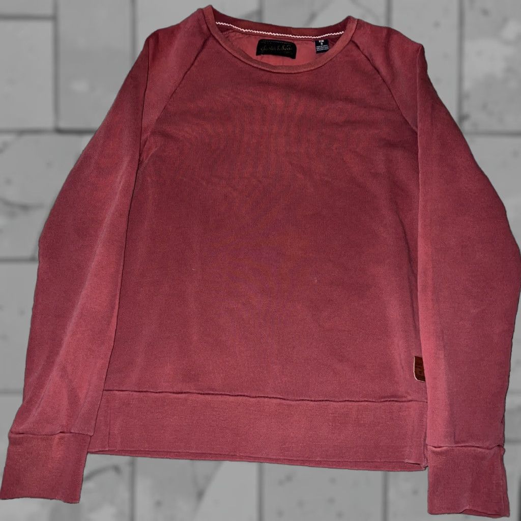 Scotch & Soda SCOTCH & SODA Red Long Sleeve Sweatshirt Men S Pullover Sweater Size US S / EU 44-46 / 1 - 1 Thumbnail