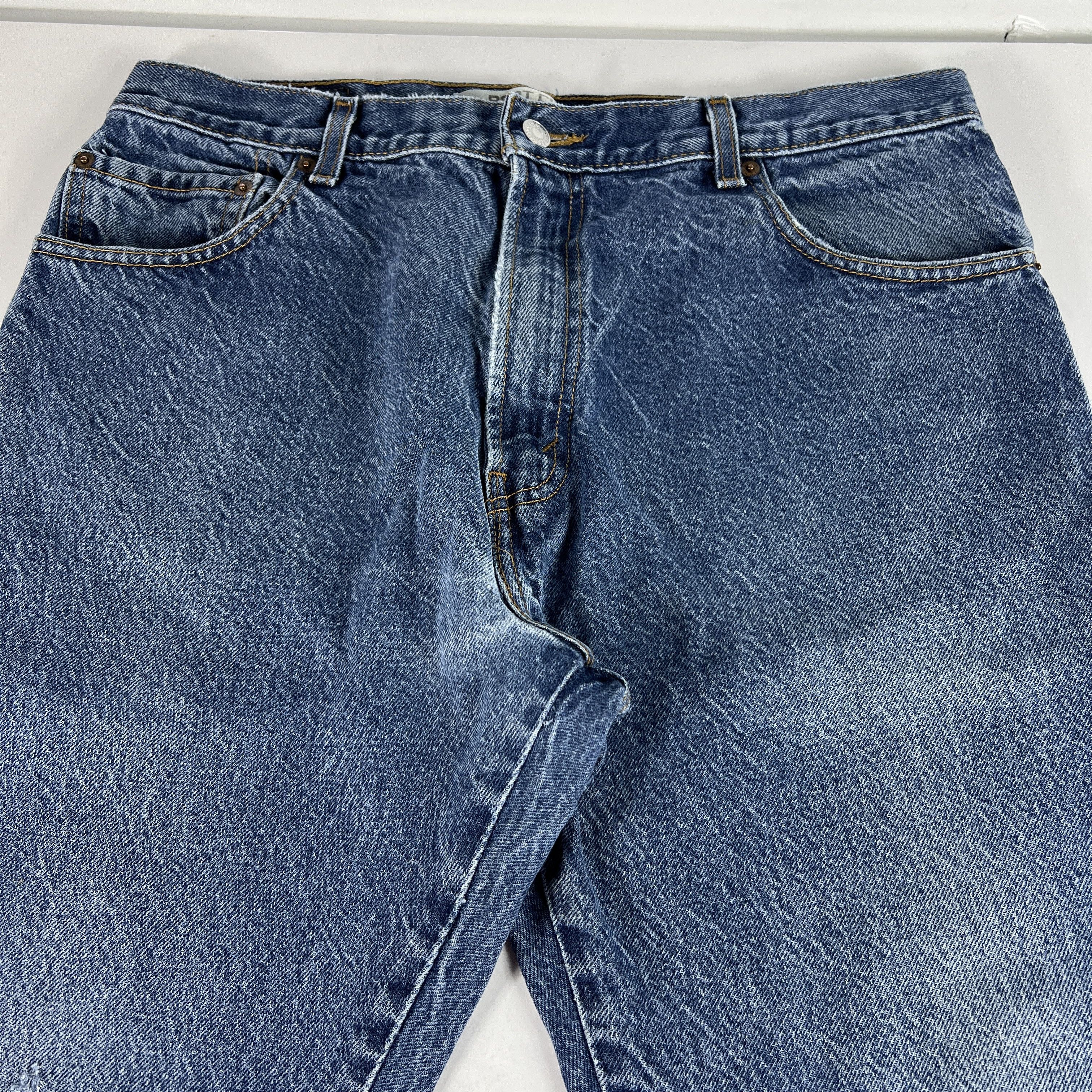 Levi's Y2K Levi's Jeans 517 Boot Cut Blue Faded Cotton Denim Size US 36 / EU 52 - 3 Thumbnail