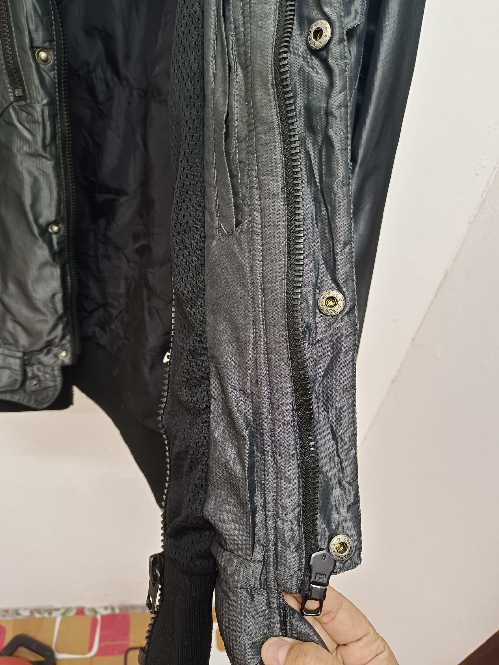 Vintage vintage 🔥Buckaroo Quilted Military Style black Jacket Size US L / EU 52-54 / 3 - 15 Thumbnail