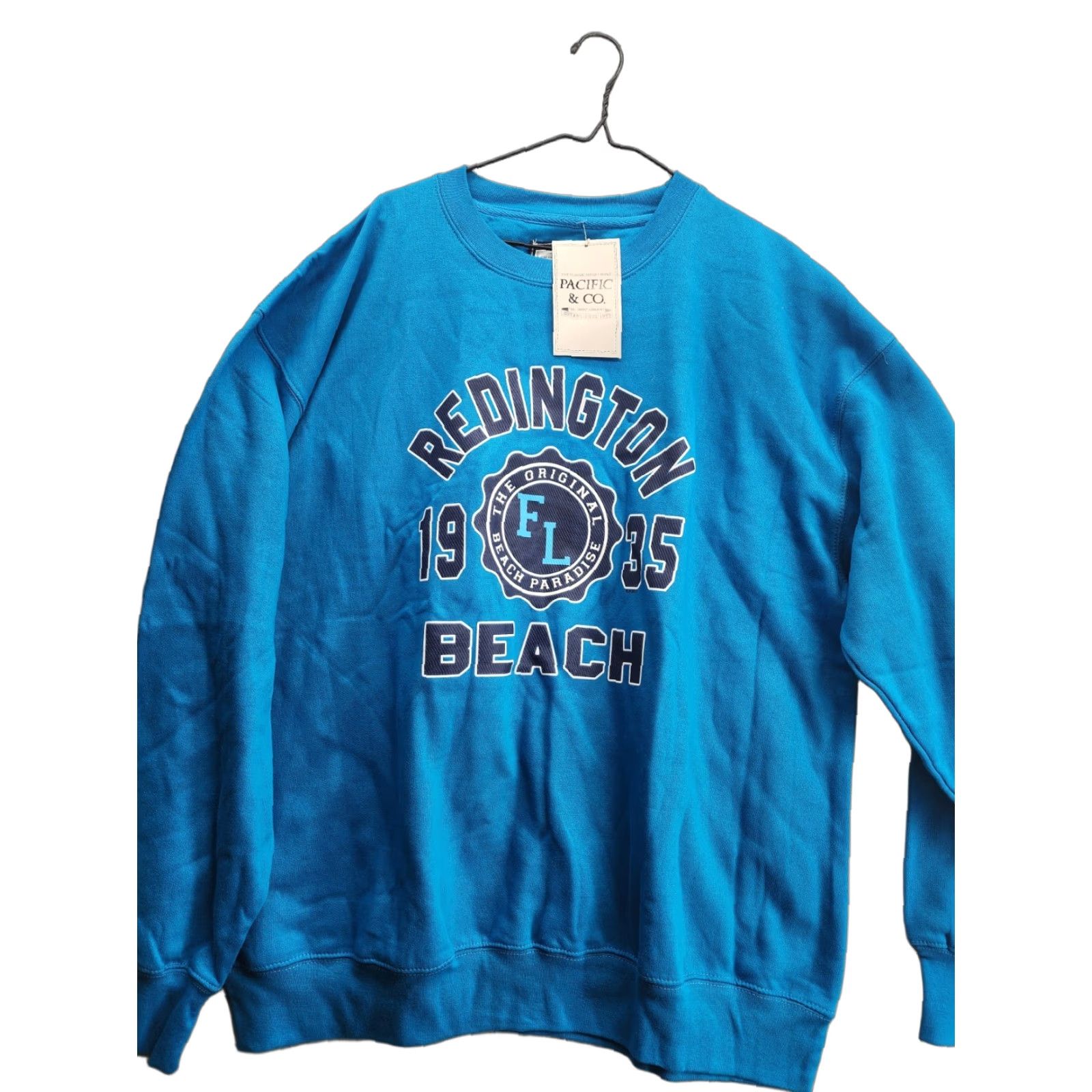 CO Pacific & Co Turquoise Pullover Sweatshirt Redington Fl Size XL Men Size US XL / EU 56 / 4 - 1 Thumbnail