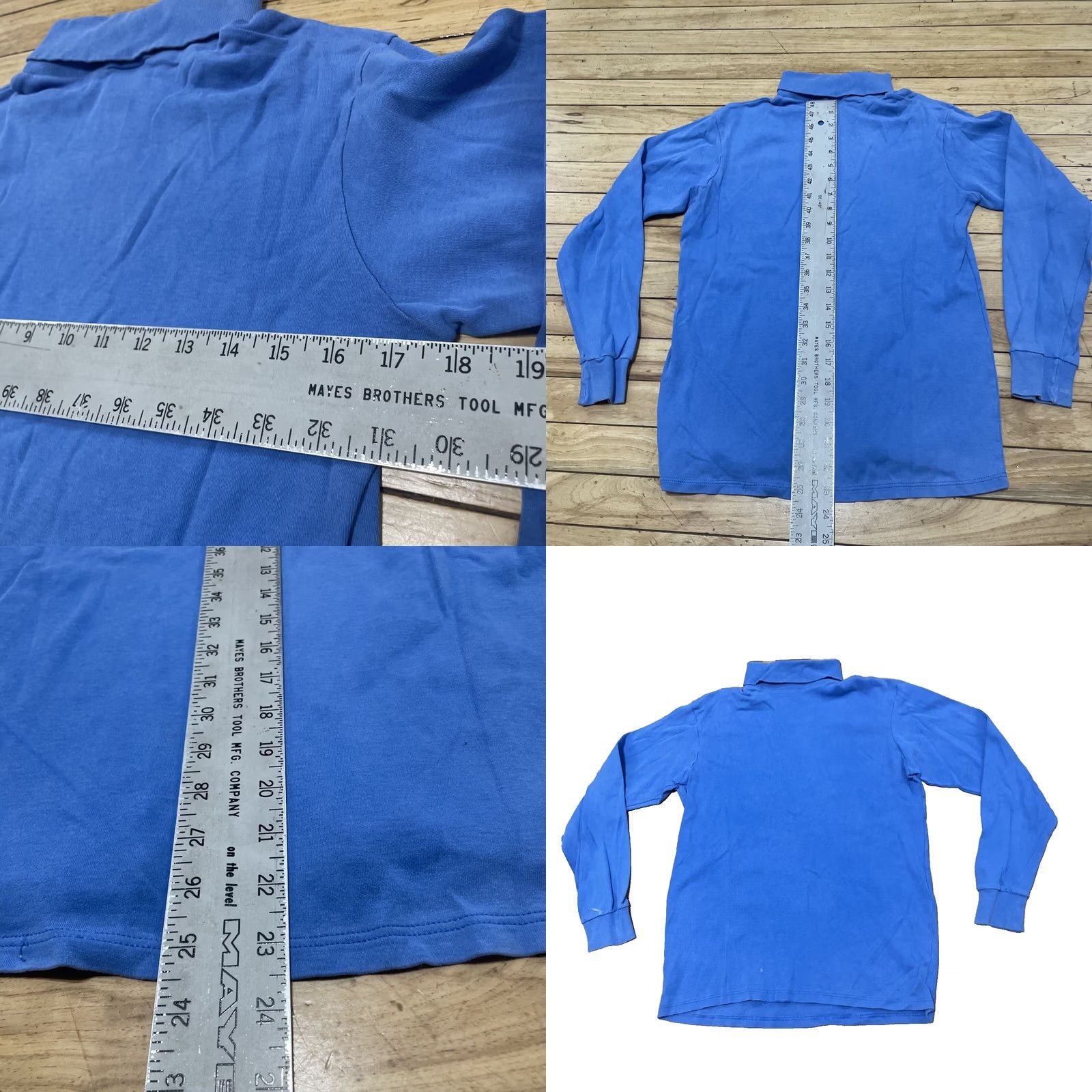 Vintage VINTAGE Duofold Thermal Turtleneck Sweater Women M Long Sleeve Blue Soft 90s Casual Activewear Mens Womens Boys Girls Size M / US 6-8 / IT 42-44 - 8 Thumbnail
