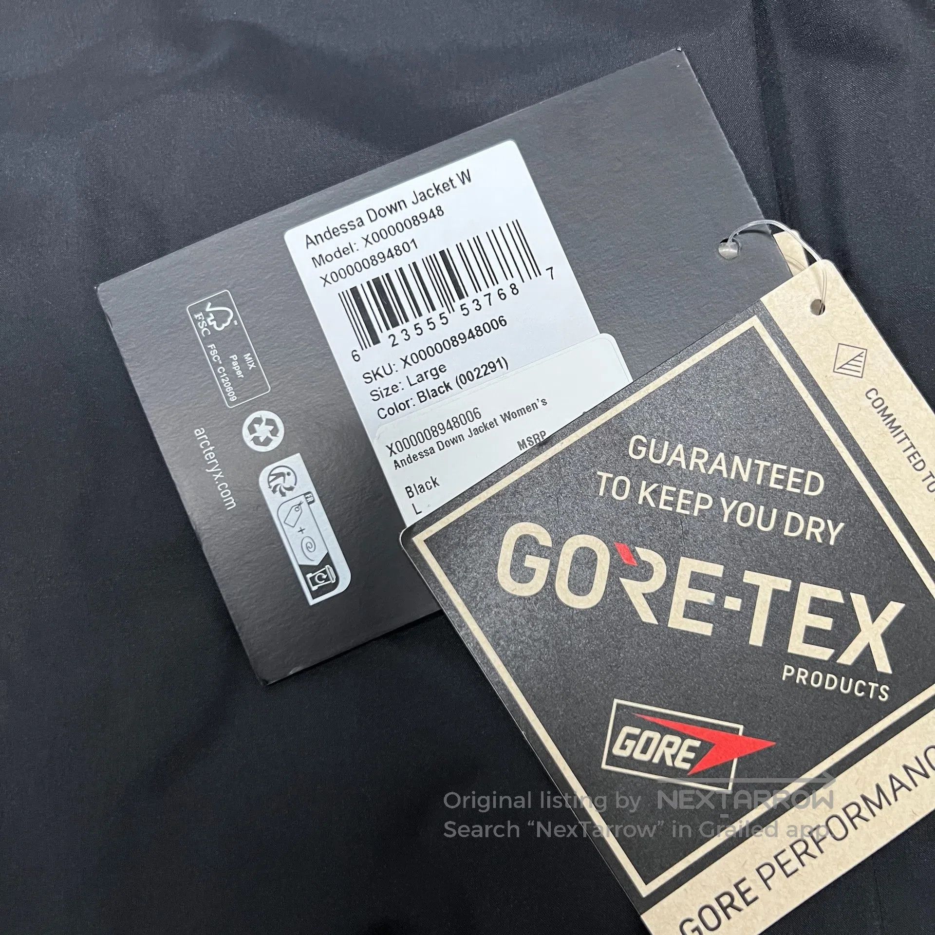 Arc'teryx ARC‘TERYX Andessa Down Jacket – A waterproof down jacket| Size L / US 10 / IT 46 - 6 Thumbnail