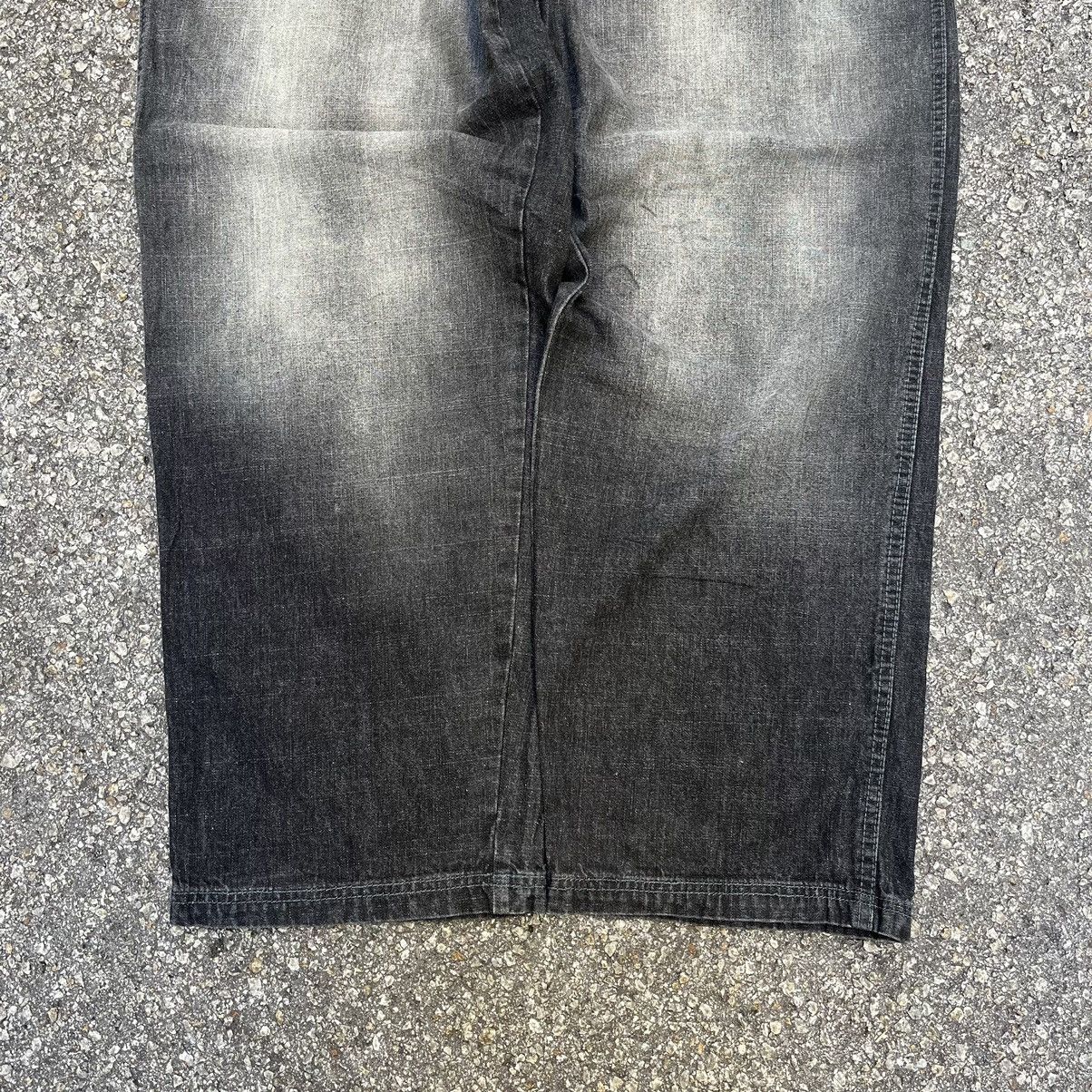 JNCO VINTAGE Y2K FADED BLACK JEANS EVOLUTION EXTRA BAGGY DENIM Size US 40 / EU 56 - 2 Thumbnail