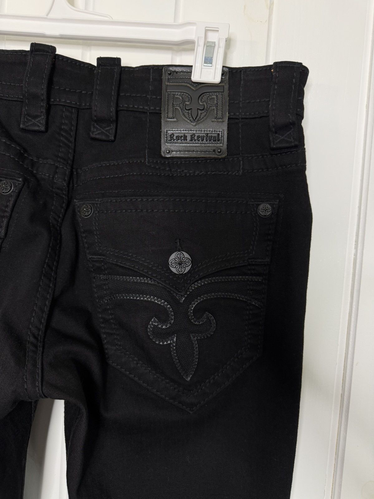Rock Revival Rock Revival Arther B200R Boot Cut Jeans Size/33 Black Size US 33 - 4 Thumbnail