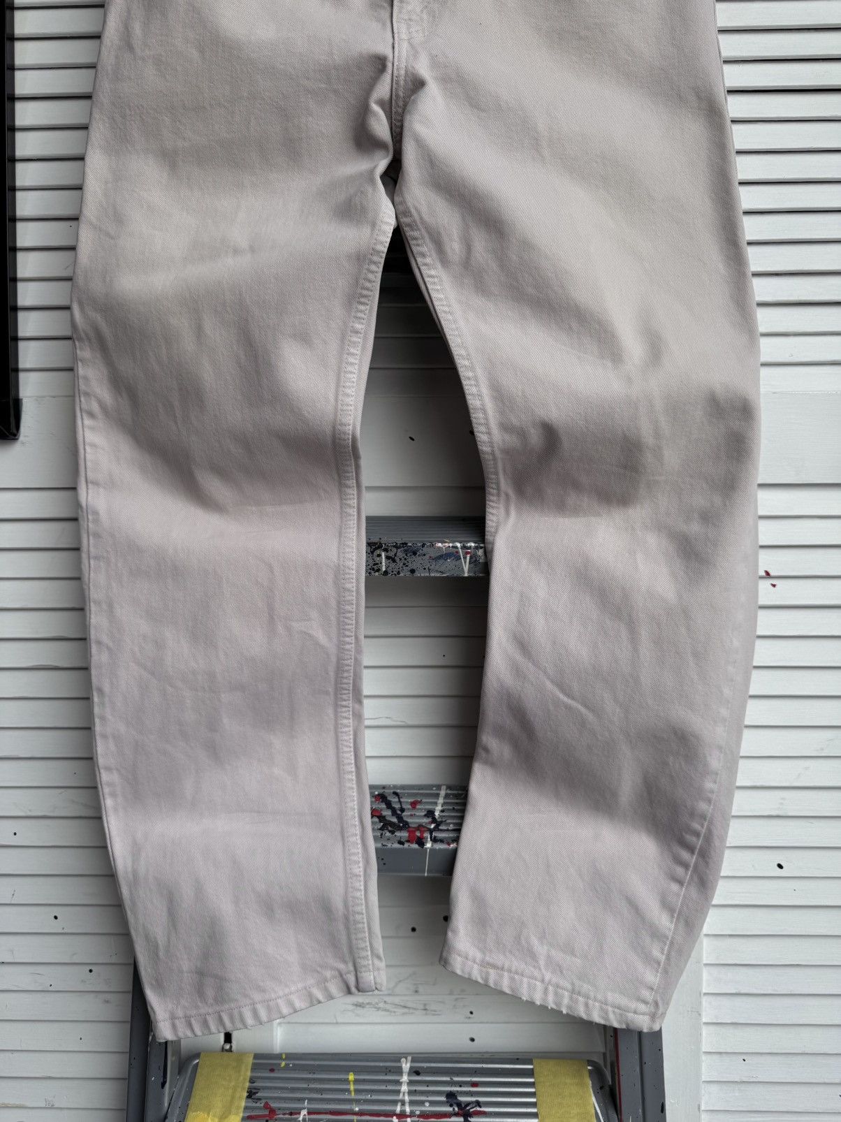 Levi's Vintage Levi’s 615 Orange Tab USA Beige Straight Jeans 36x32 Size US 36 / EU 52 - 3 Thumbnail