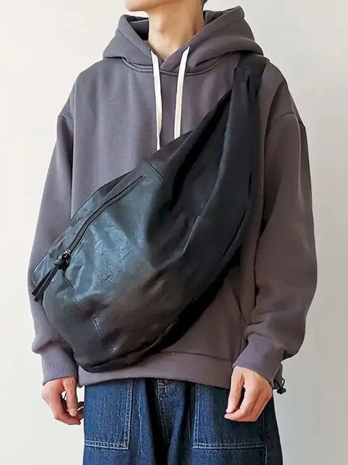 Other Y2K Versatile Leather Messenger Bags Size ONE SIZE - 2 Thumbnail