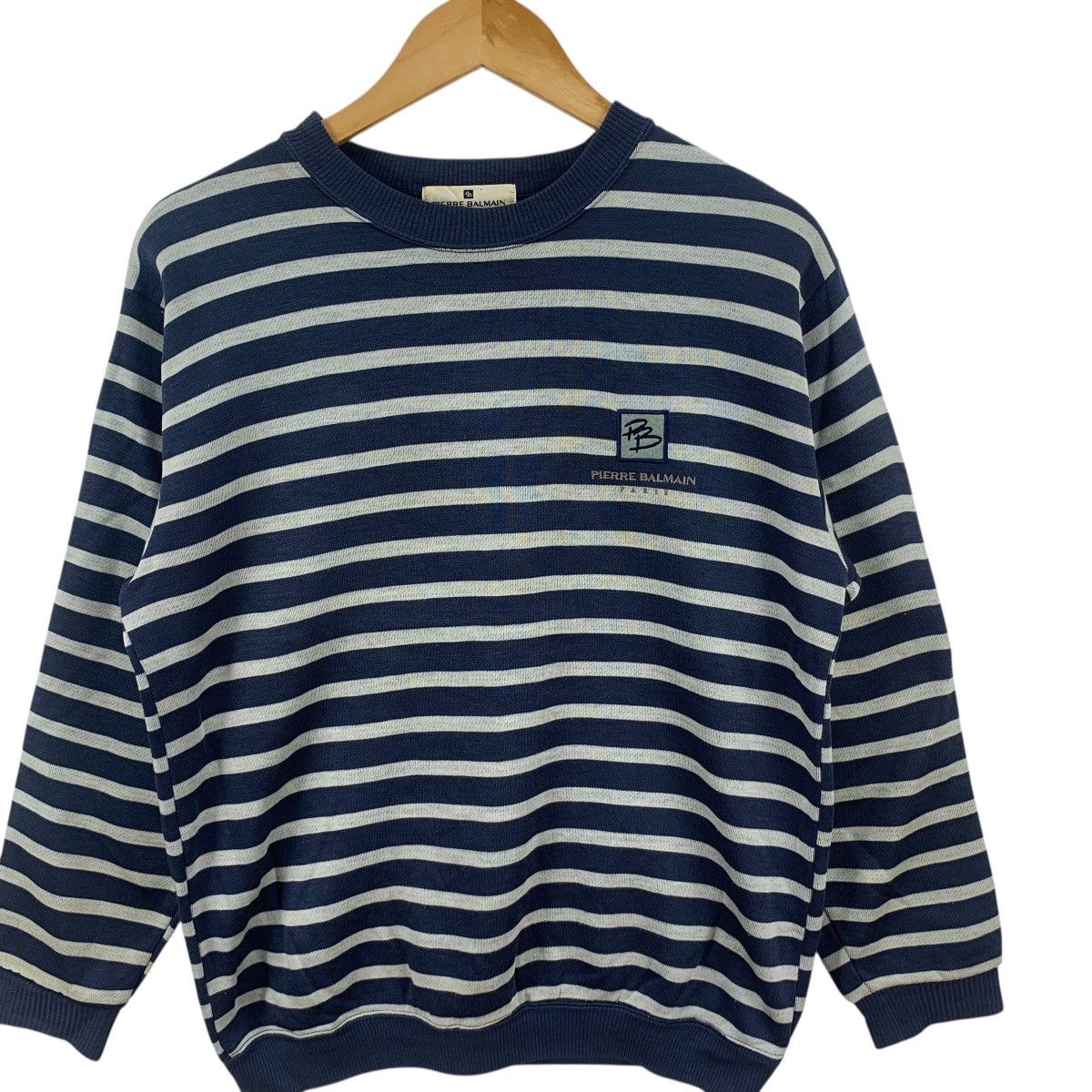 Pierre Balmain Vintage PIERRE BALMAIN PARIS PB Striped Embroidered Size M / US 6-8 / IT 42-44 - 5 Thumbnail