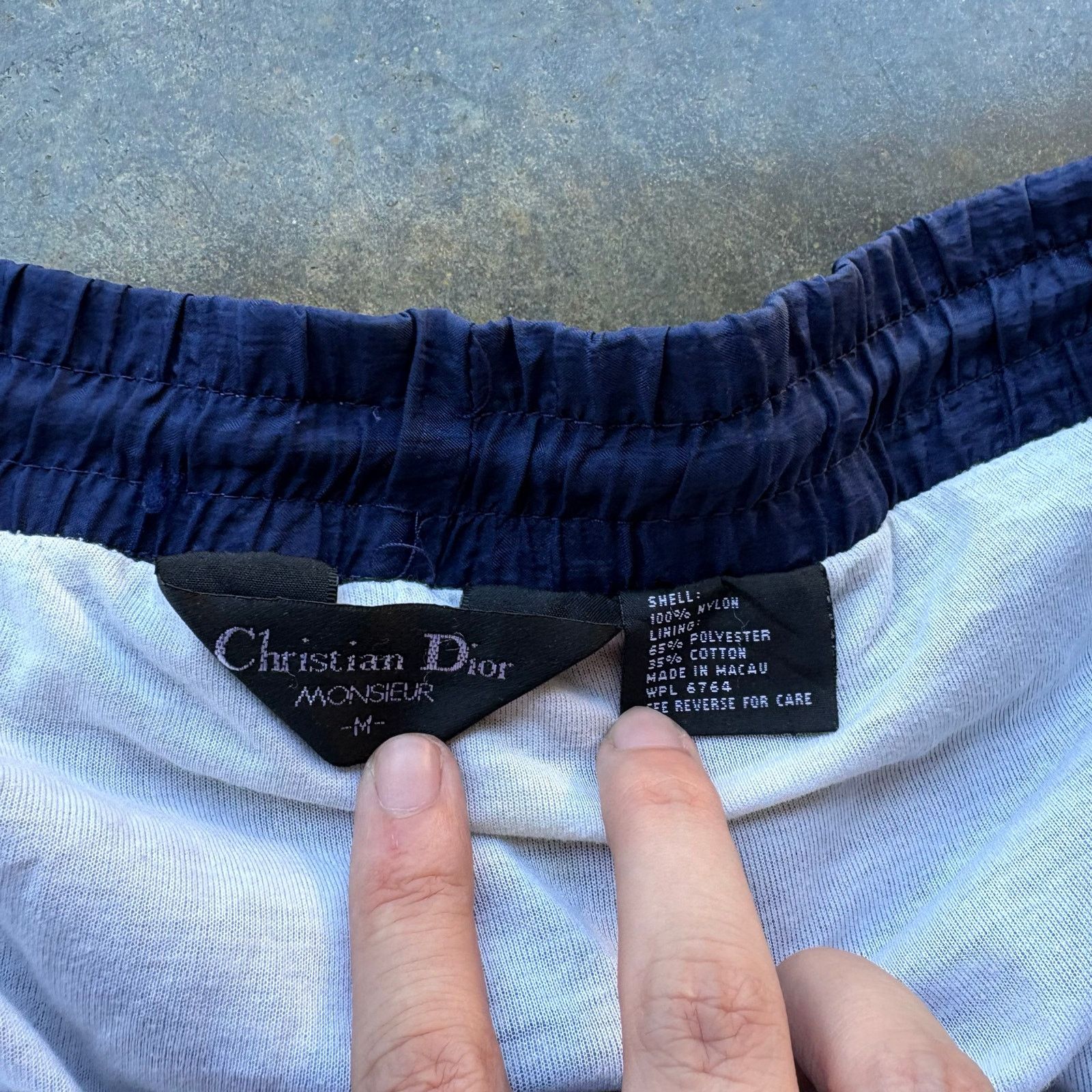 Vintage Dior Blue Track Pants Size Medium