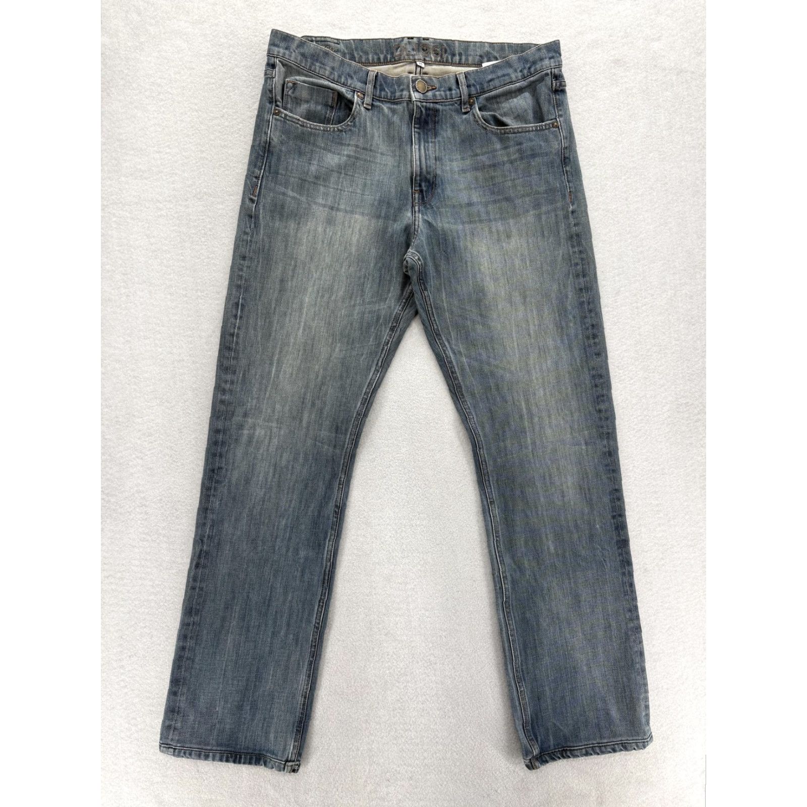 DL1961 DL1961 Vince Casual Straight Jeans Mens 34x32 Blue Medium Wash Comfort Denim Size US 34 / EU 50 - 2 Thumbnail