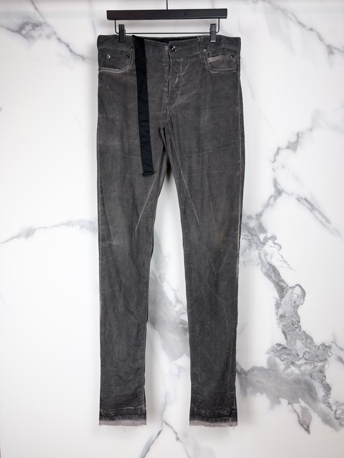 FW11 Rick Owens Mud Cloth Dyed Detroit Denim Jeans Olmar