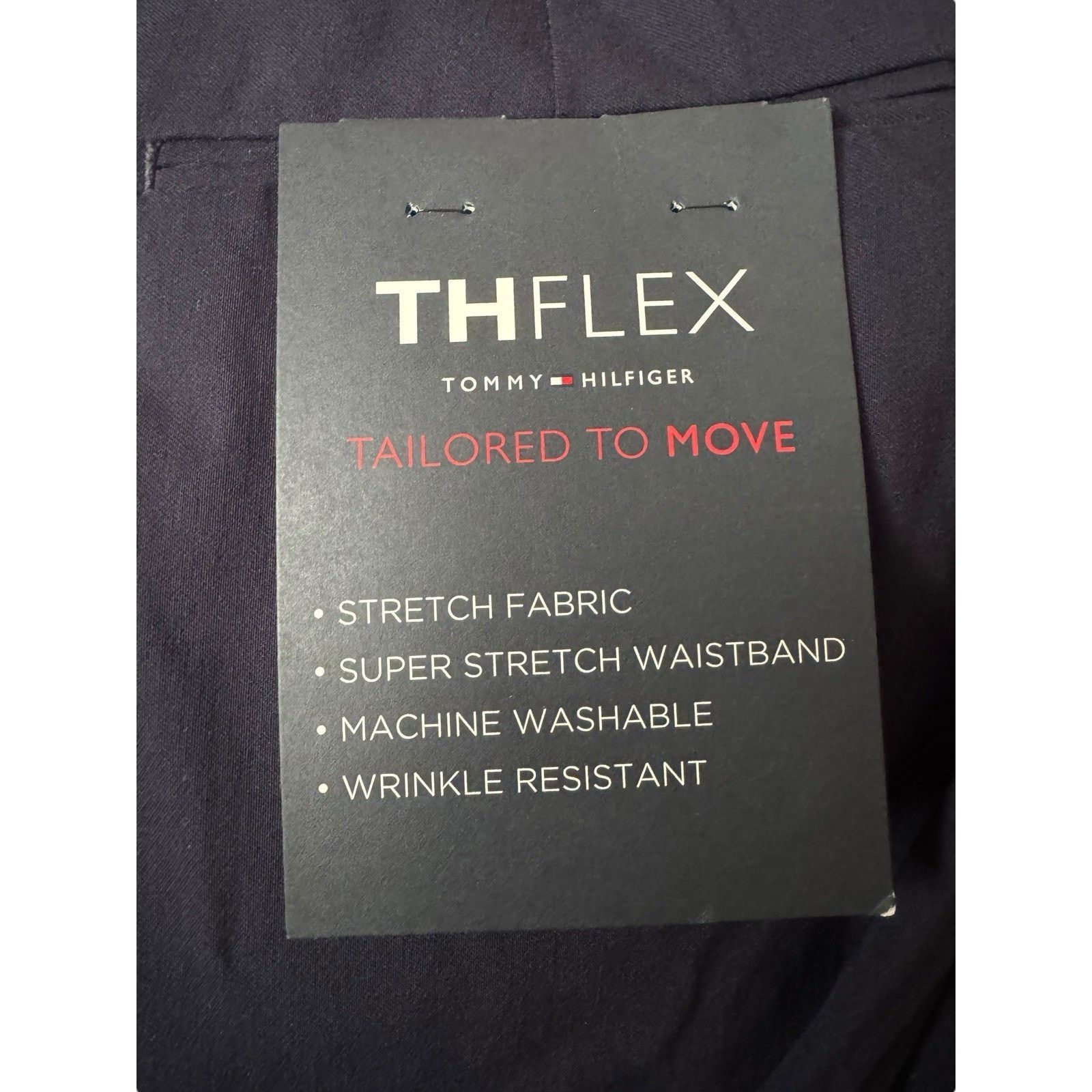 Tommy Hilfiger Tommy Hilfiger NEW Pants Straight Leg The Flex Stretch Blue Size US 38 / EU 54 - 10 Thumbnail