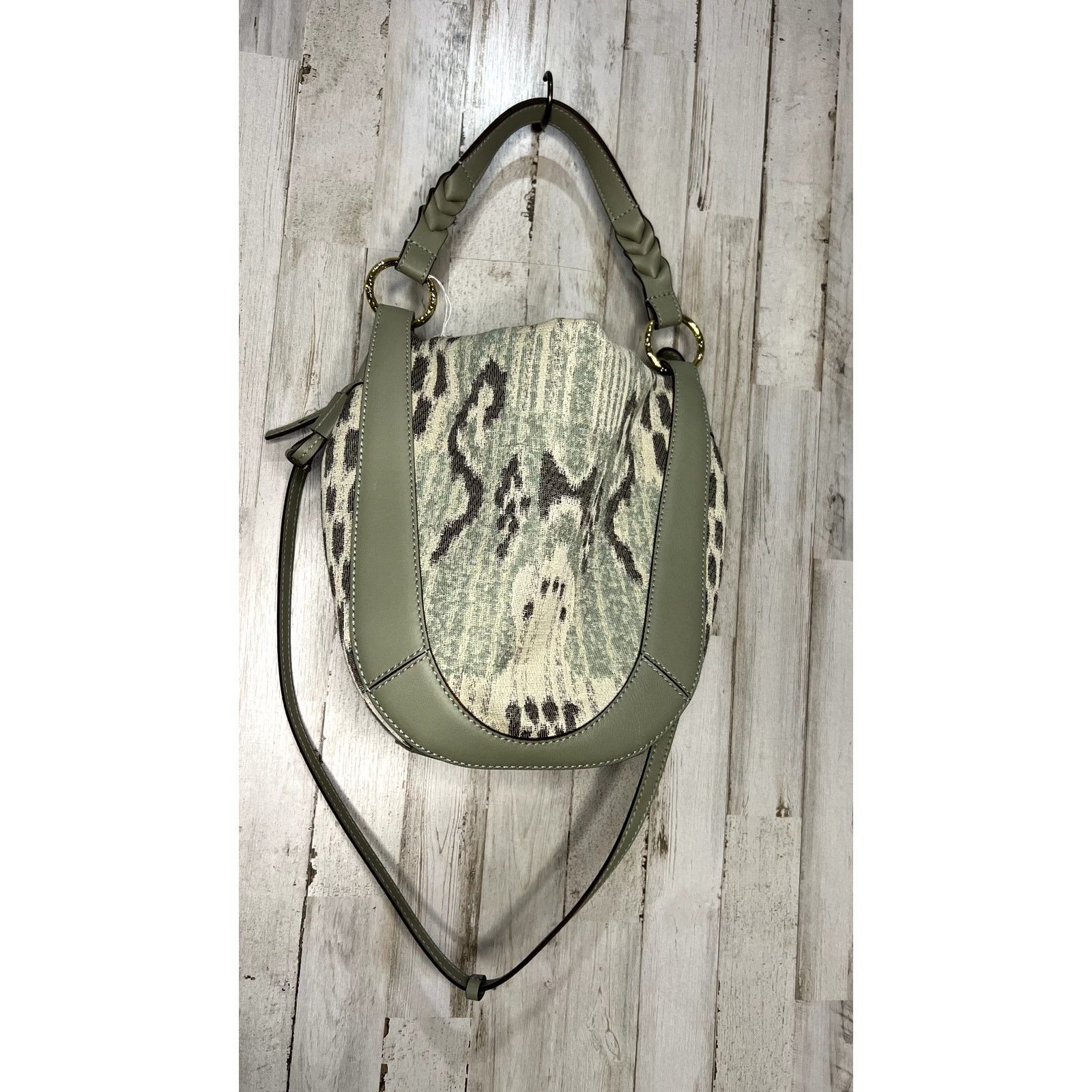 Ulla Johnson Ulla Johnson Women's Canvas & Leather Shoulder Bag Pattern Size ONE SIZE - 2 Thumbnail