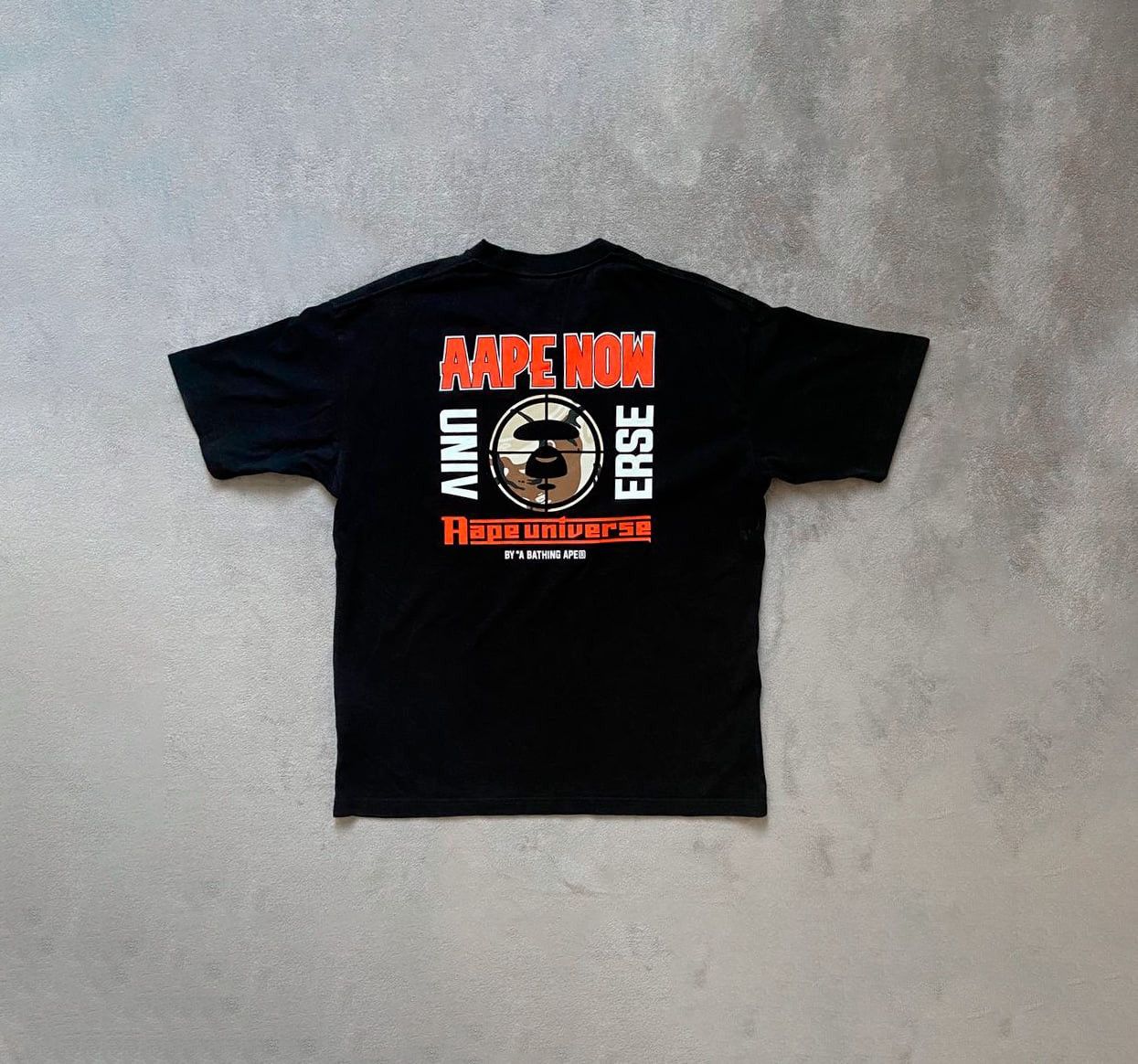 Aape × Bape A Bathing Ape (Bape) oversize t-shirt black Size US L / EU 52-54 / 3 - 1 Thumbnail