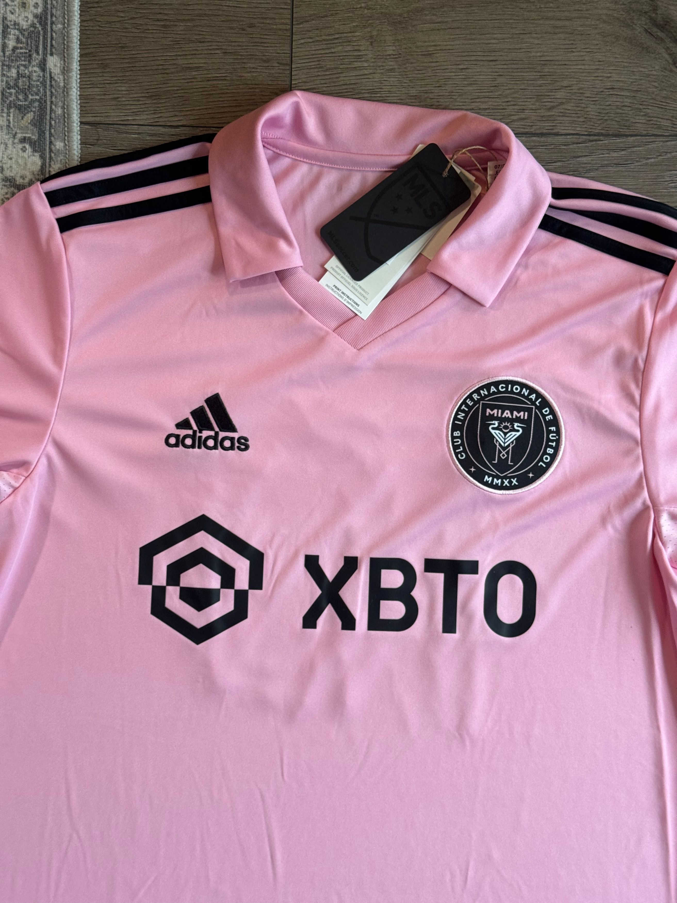 Adidas Messi Inter Miami Jersey Authentic 2022 New Size US M / EU 48-50 / 2 - 3 Thumbnail