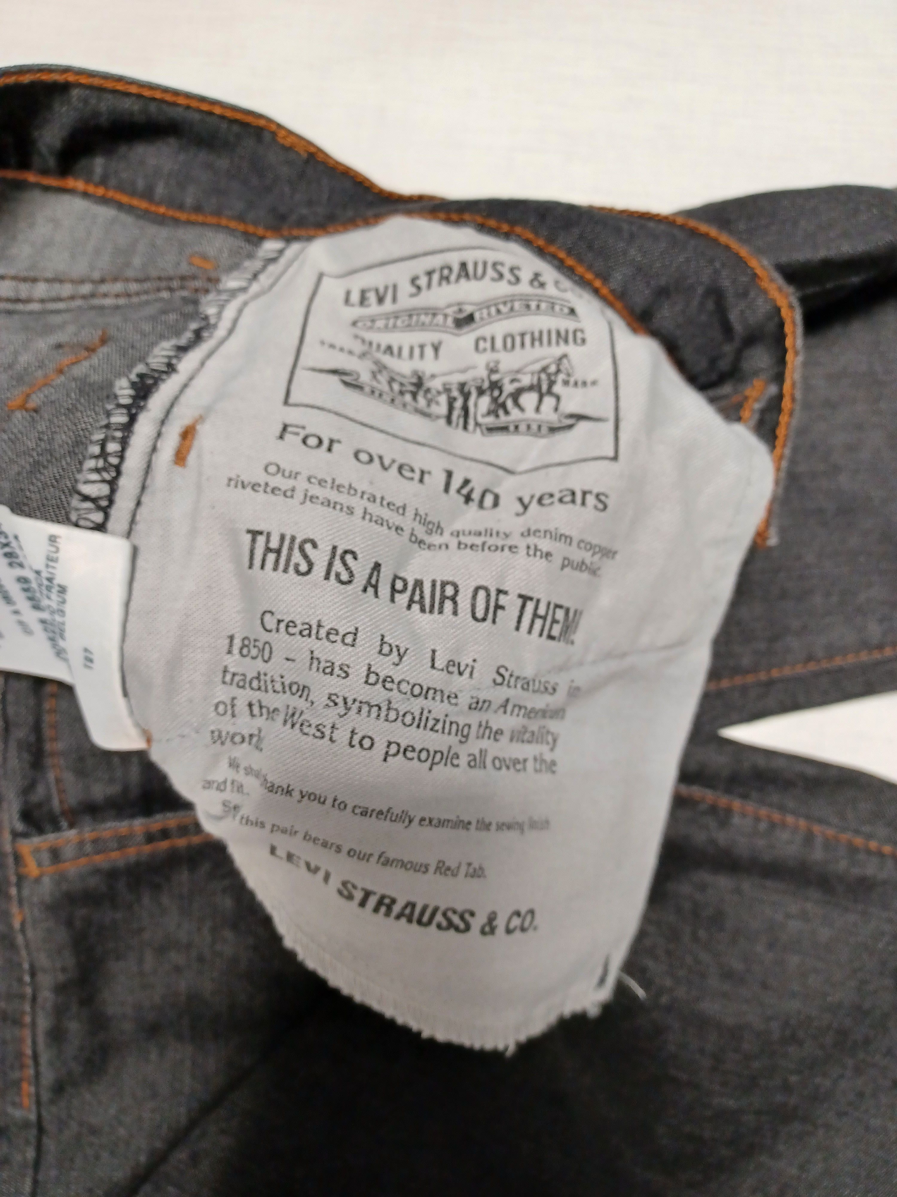 Levi's Vintage Clothing VINTAGE LEVIS FLARE 90S W28 L34 JEANS DENIM Size 28" / US 6 / IT 42 - 5 Thumbnail