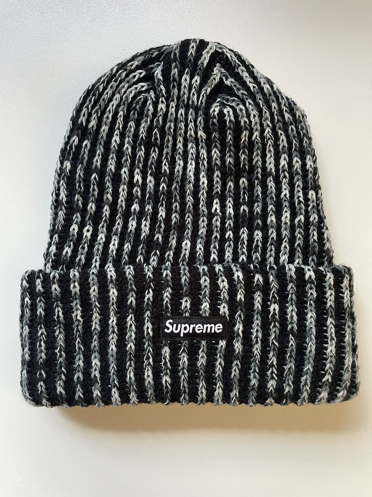 Supreme Supreme Rainbow Knit Beanie BLACK Size ONE SIZE - 1 Thumbnail