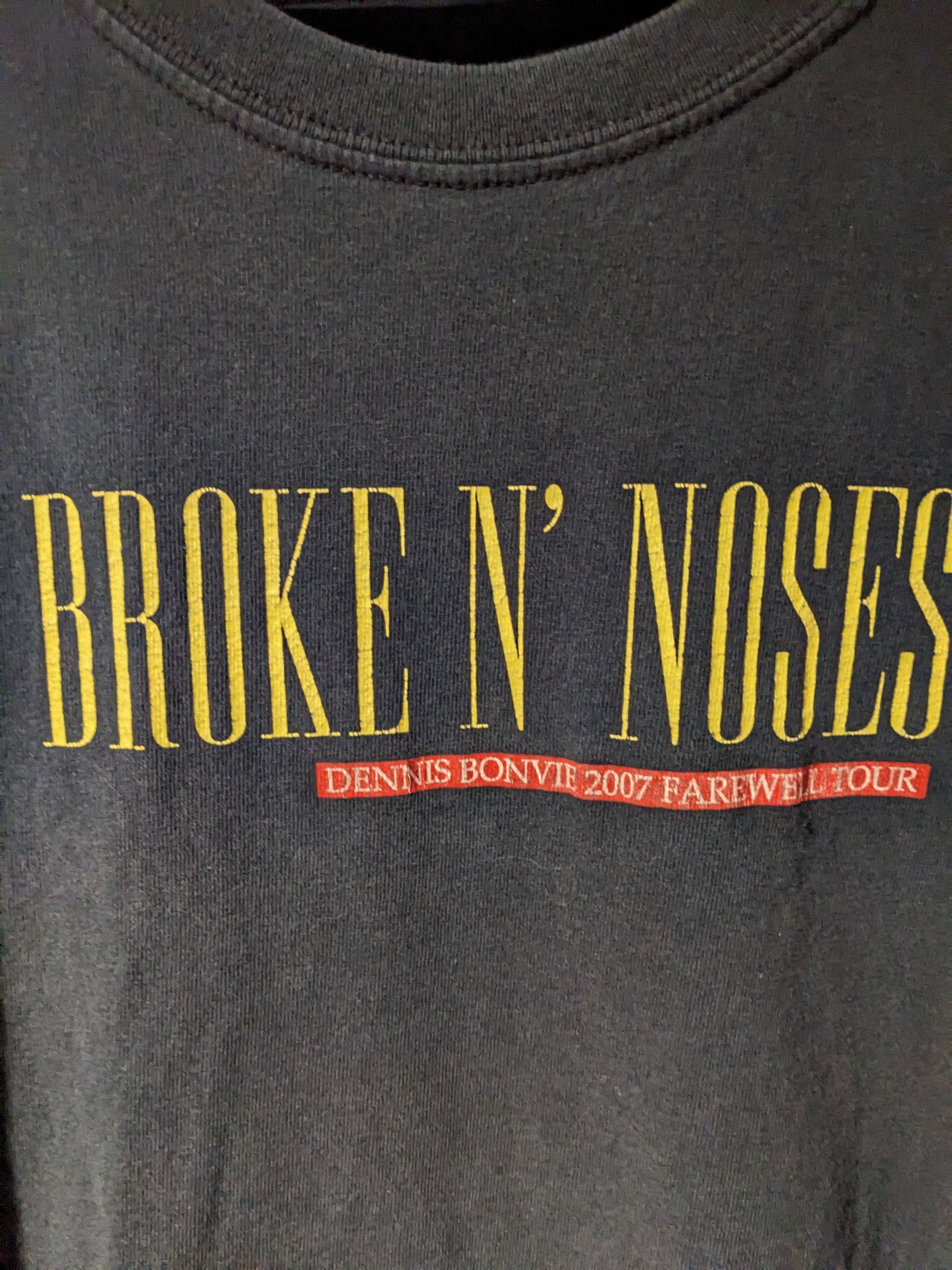 Vintage Vintage 2007 Broken' Noses Dennis Bonvie Appetite T-Shirt Size US XL / EU 56 / 4 - 6 Thumbnail
