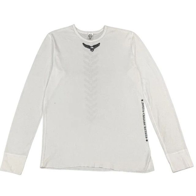 Chrome Hearts Chrome Hearts Foti Mahalia Spine Thermal L/S White Size US L / EU 52-54 / 3 - 1 Thumbnail