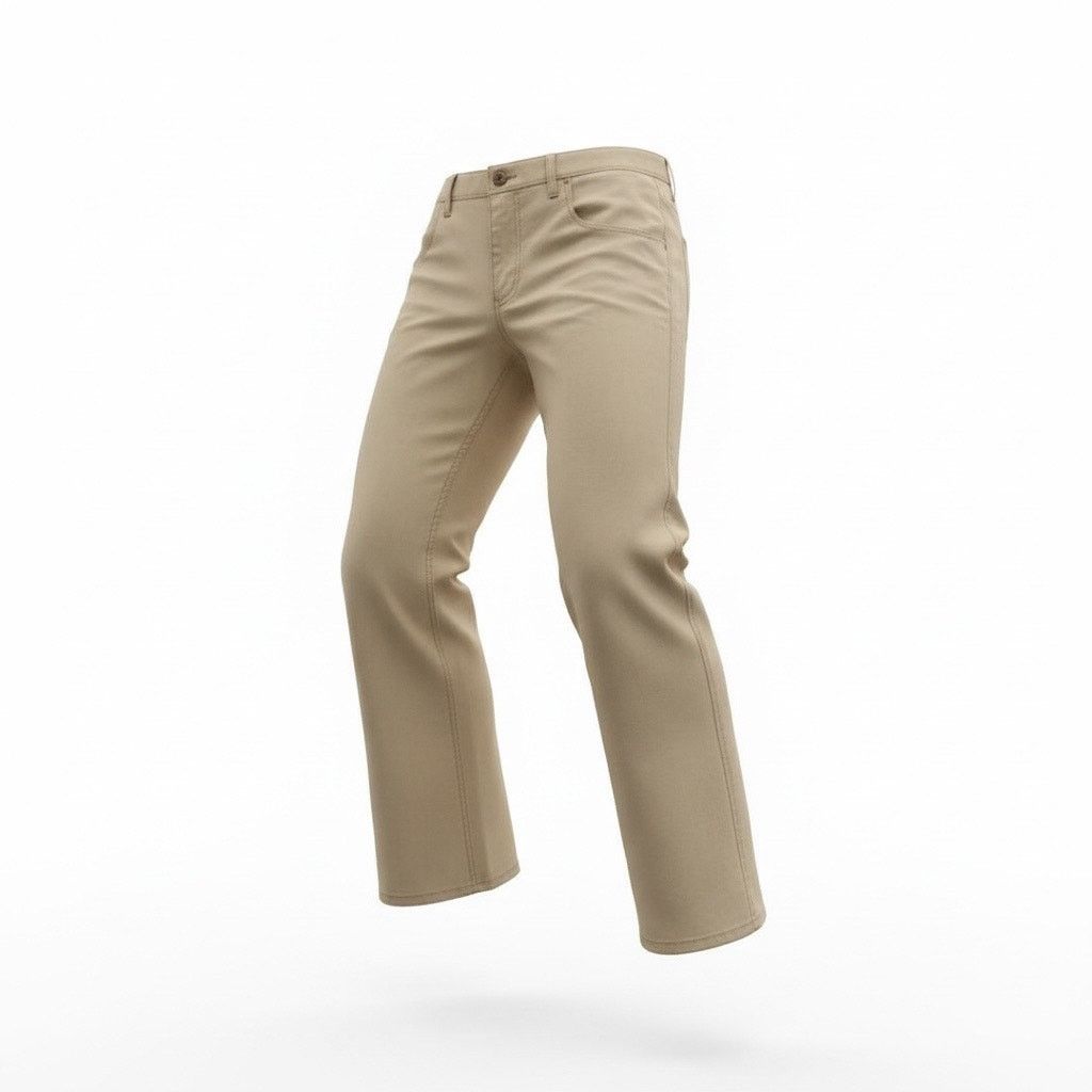 Gap GAP Women’s Khaki Wide Leg Pants Size 8 Tan Casual Size 30" / US 8 / IT 44 - 1 Thumbnail