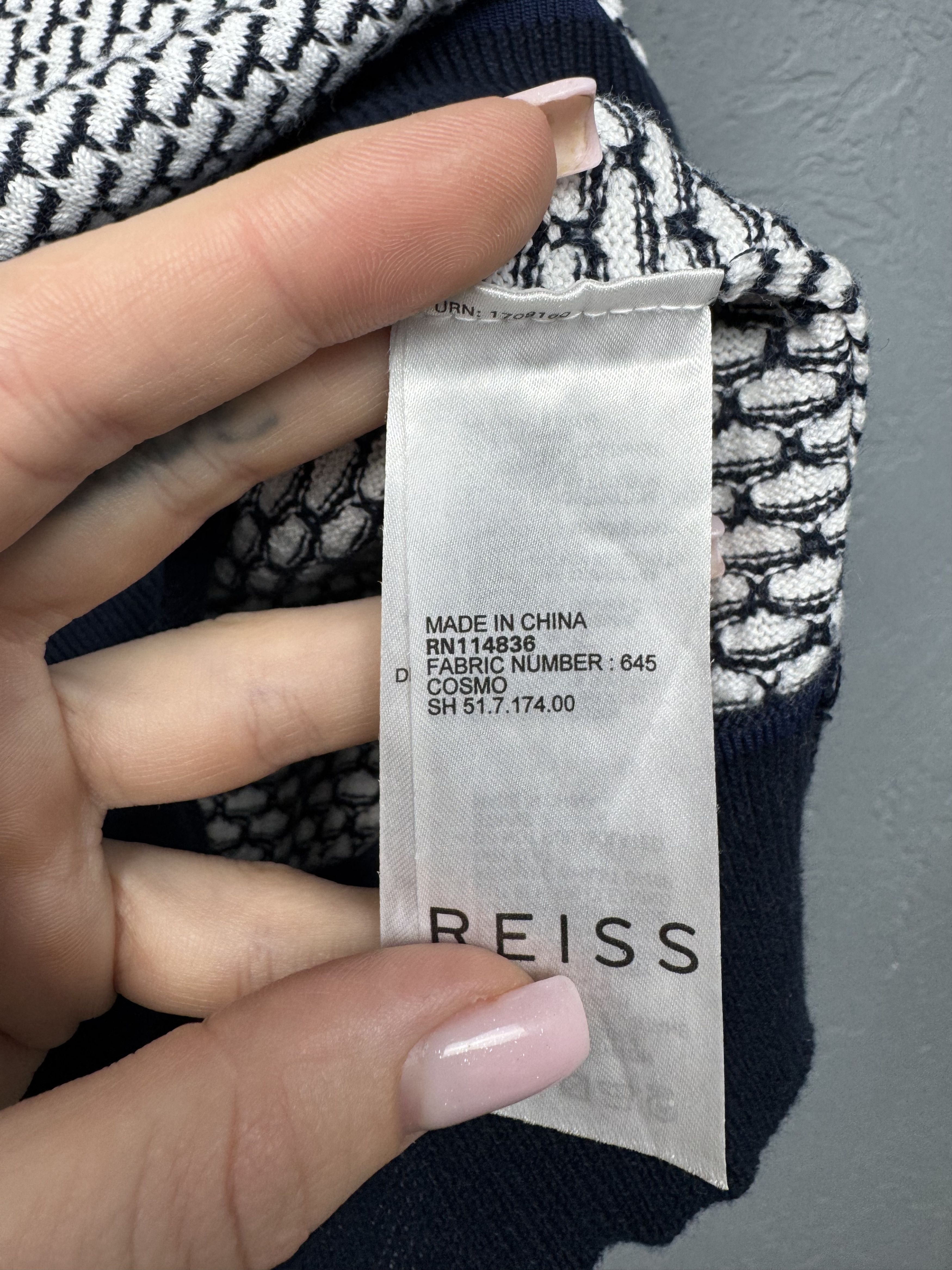 Reiss Reiss Mens Knit Polo Shirt Size US S / EU 44-46 / 1 - 4 Thumbnail
