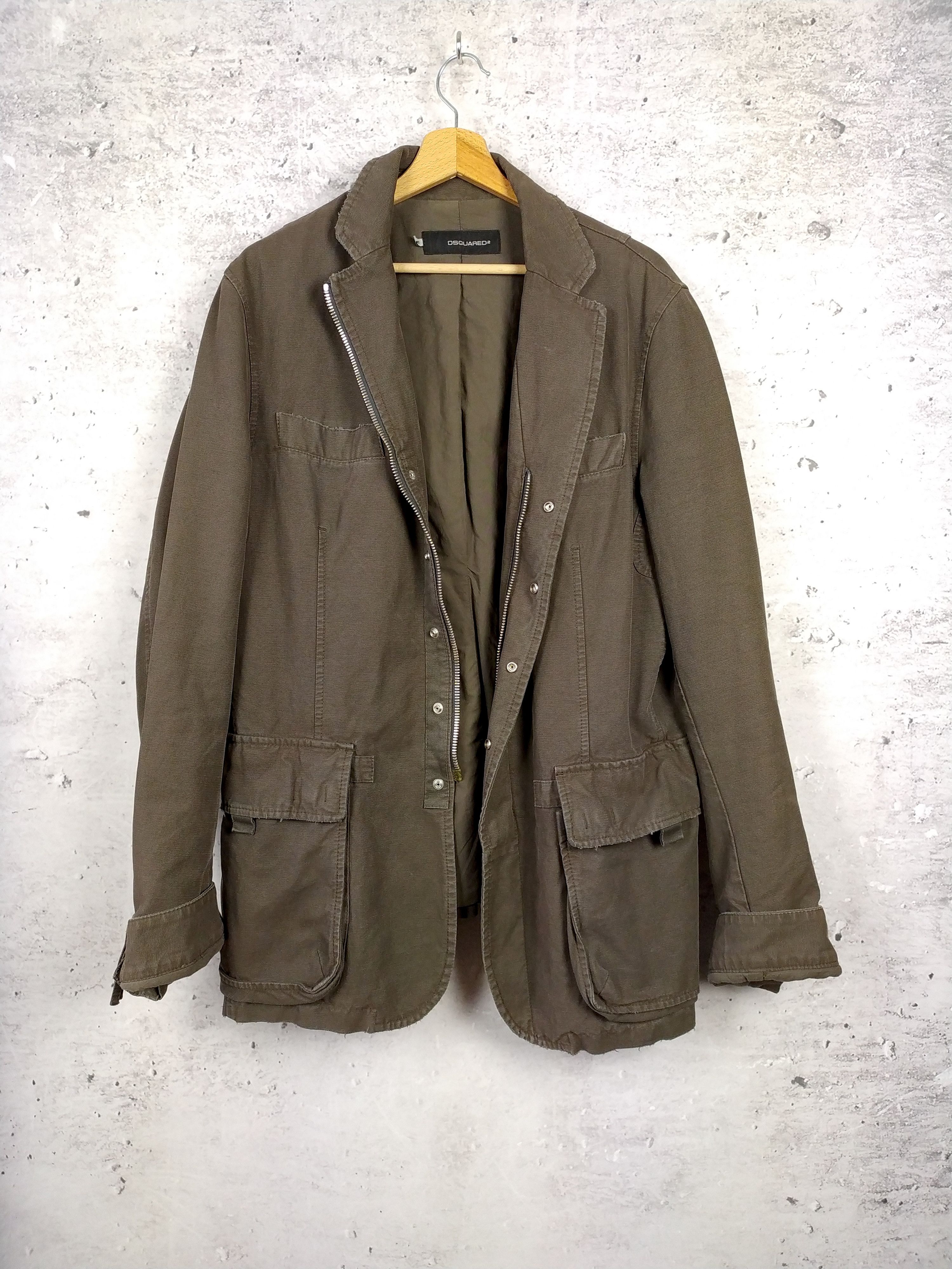 Dsquared2 Vintage Dsquared2 Style Military War Jacket Size US L / EU 52-54 / 3 - 1 Thumbnail