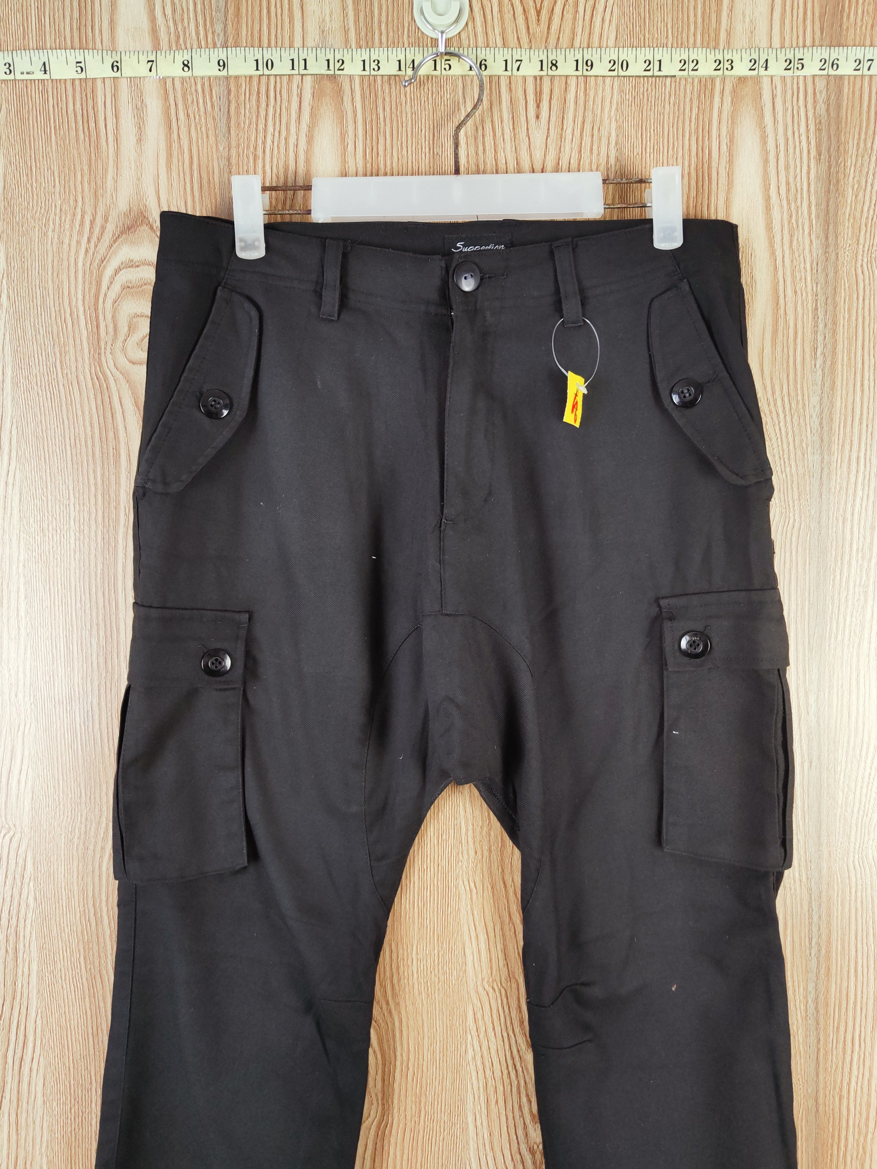 Japanese Brand DL Suggestion Black Multipocket Tactical Cargo Pants #W374 Size US 32 / EU 48 - 16 Thumbnail
