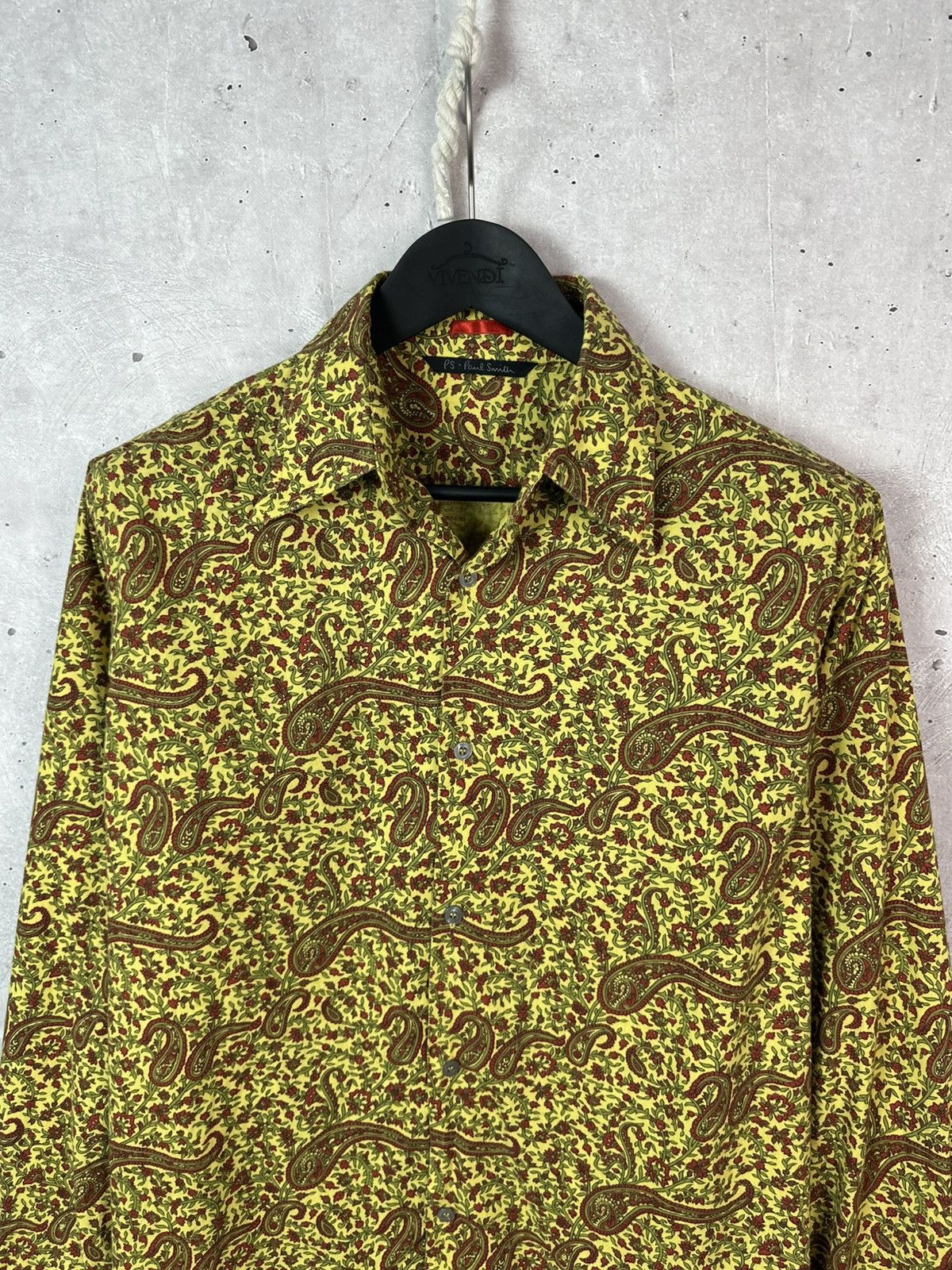 Paul Smith Paul Smith Paisley Pattern Long Sleeve Cotton Men’s Shirt Size US M / EU 48-50 / 2 - 2 Thumbnail