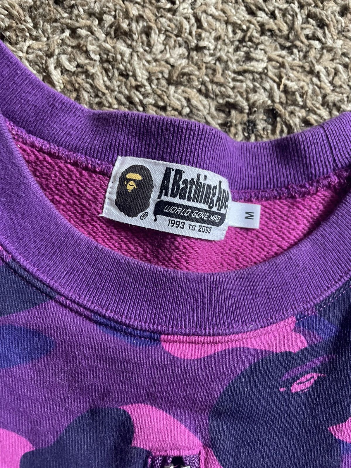 Bape Bape shark crew neck Size US M / EU 48-50 / 2 - 5 Thumbnail