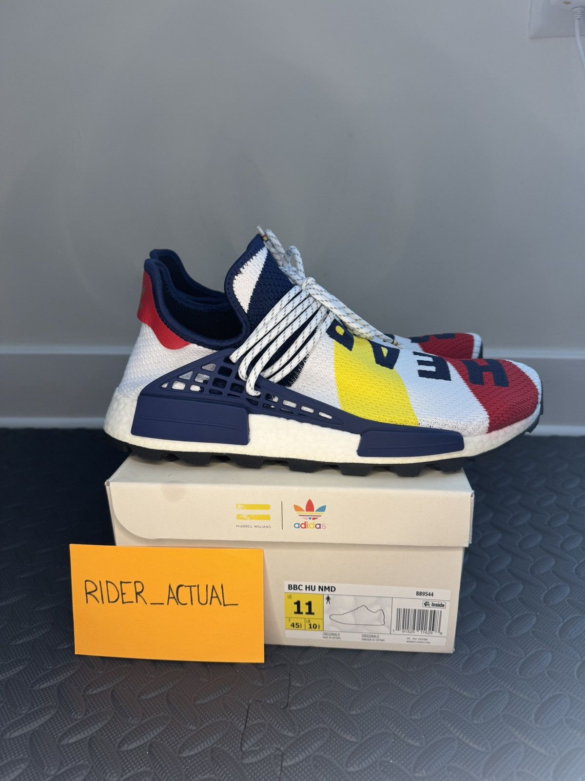 Adidas Adidas BBC HU NMD Size US 11 / EU 44 - 3 Thumbnail