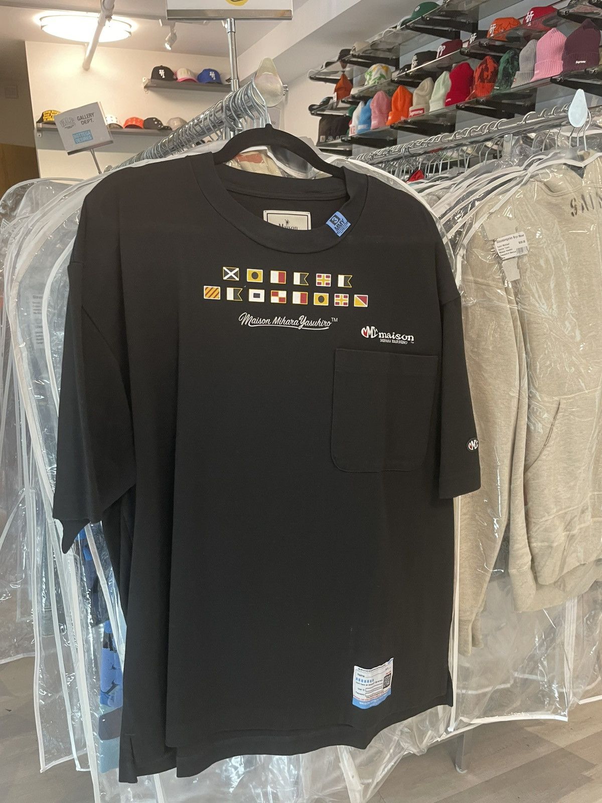 MMY Flag T shirt Black