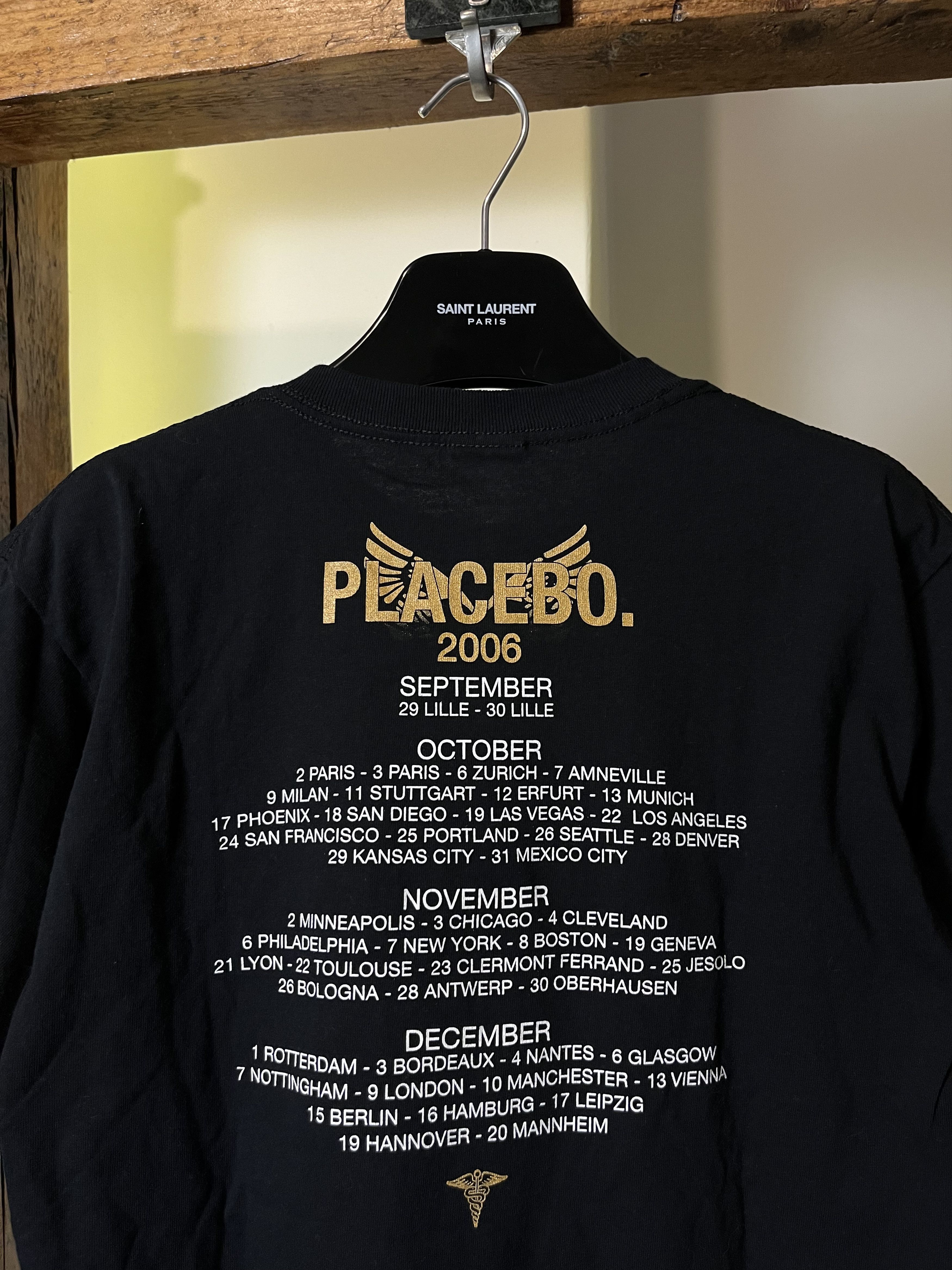 Band Tees × Vintage 2006 Placebo Worldtour Gildan Ultra Cotton Tee Size US S / EU 44-46 / 1 - 4 Thumbnail