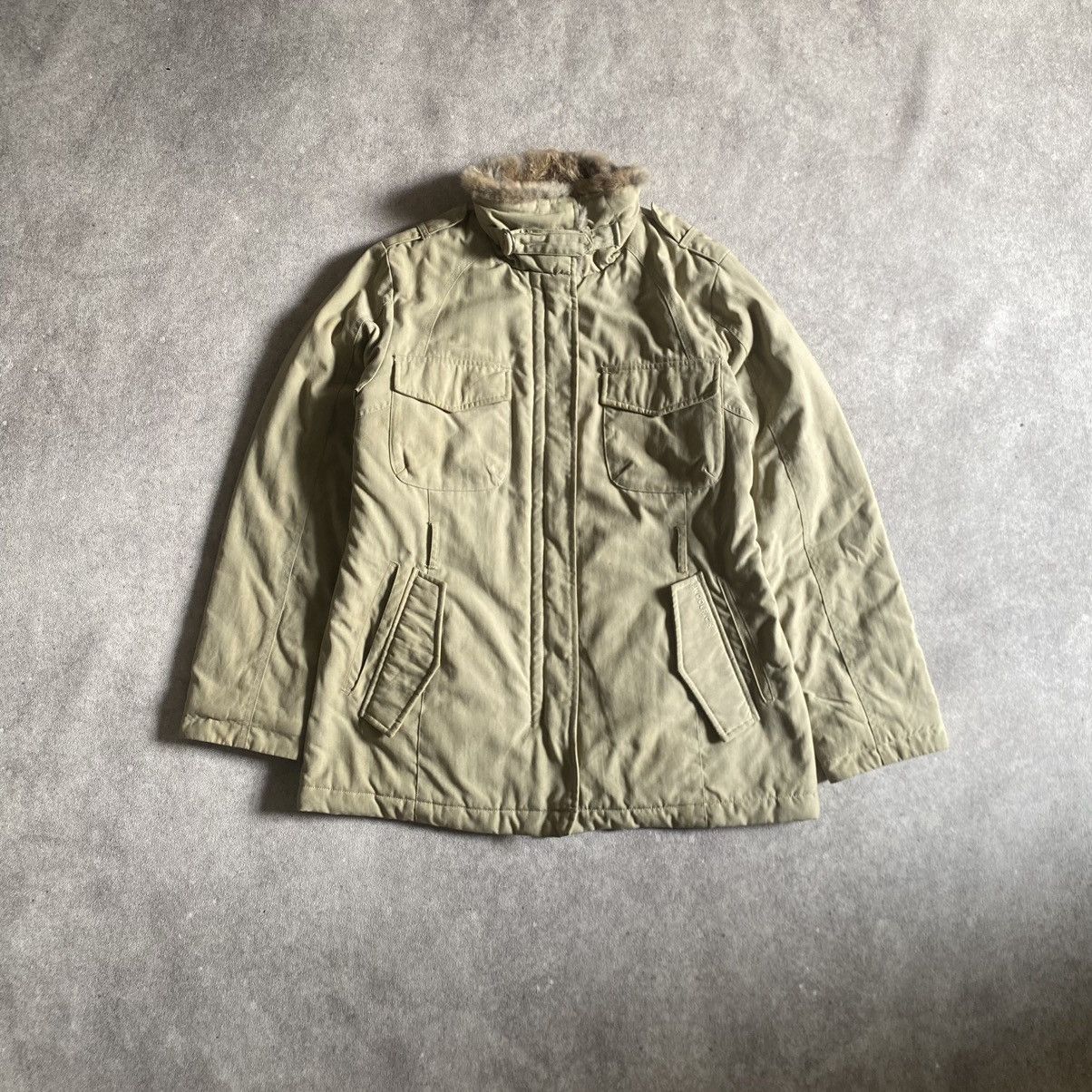 Woolrich Woolen Mills 2000s Woolrich Quilted Fur Collar Size US L / EU 52-54 / 3 - 2 Thumbnail