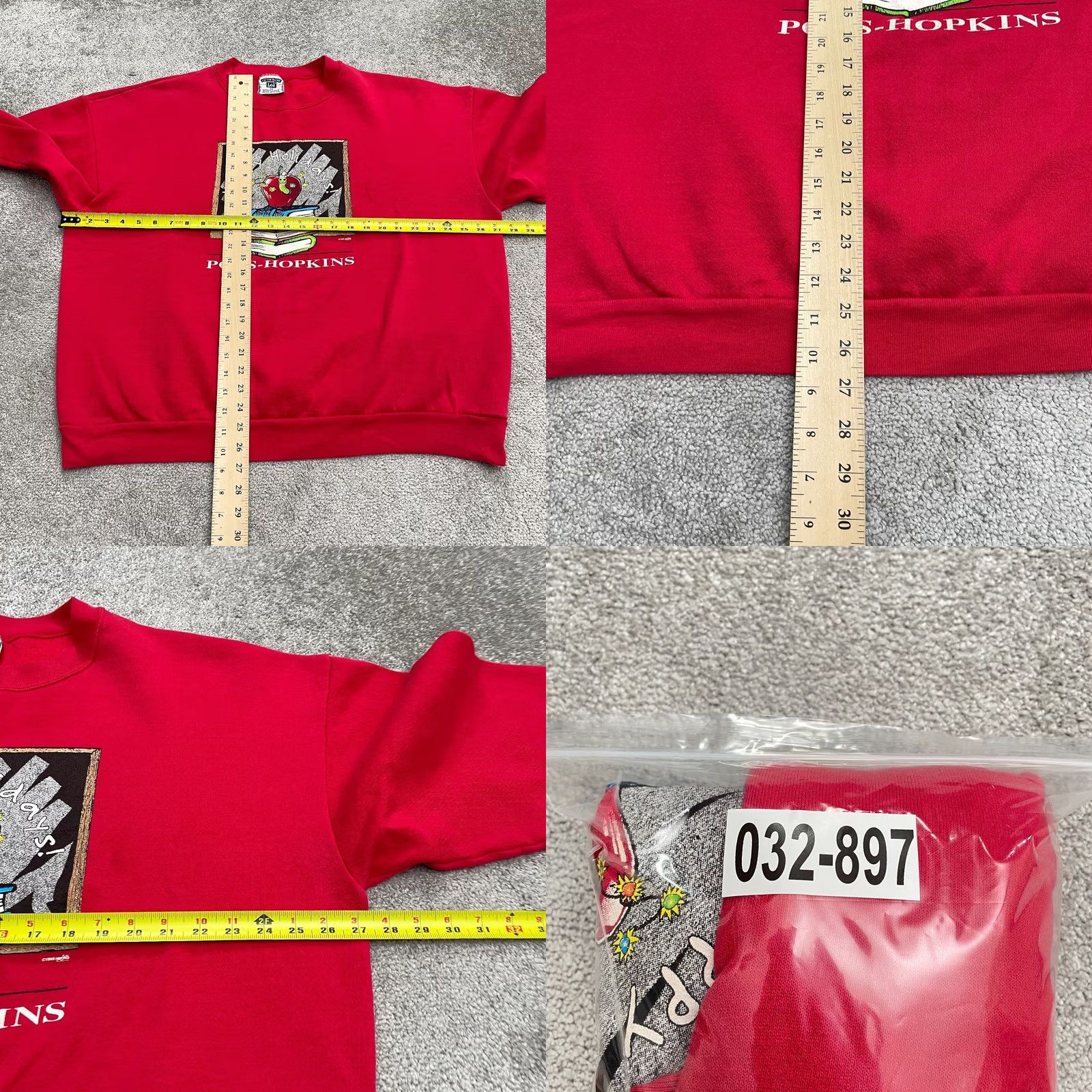 Lee VINTAGE Lee 90s Y2K Graphic Sweatshirt Unisex Adult 2XL Red Crew Neck Casual Size US XXL / EU 58 / 5 - 8 Thumbnail