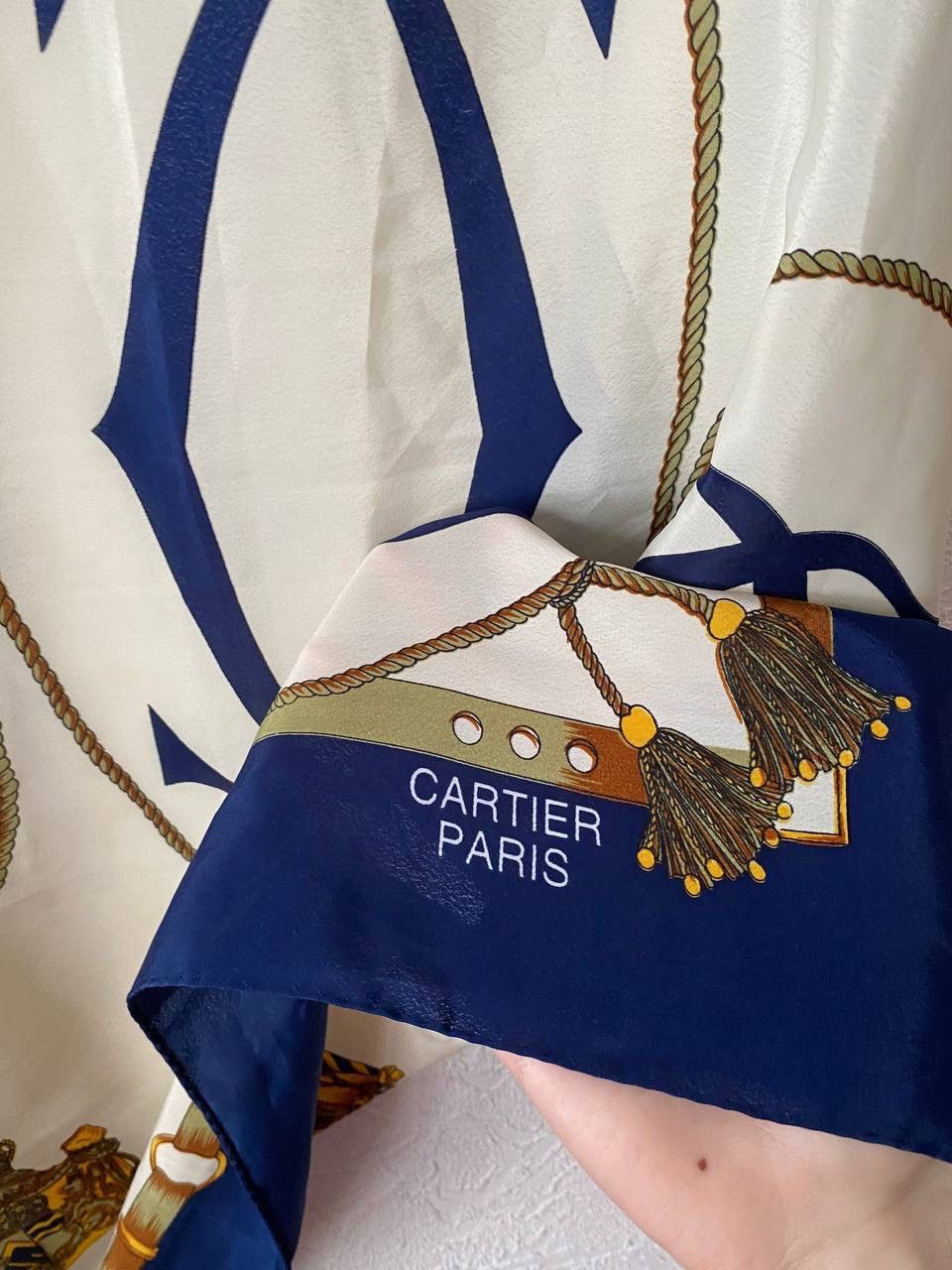 Cartier Must de Cartier Silk Scarf Size ONE SIZE - 3 Thumbnail