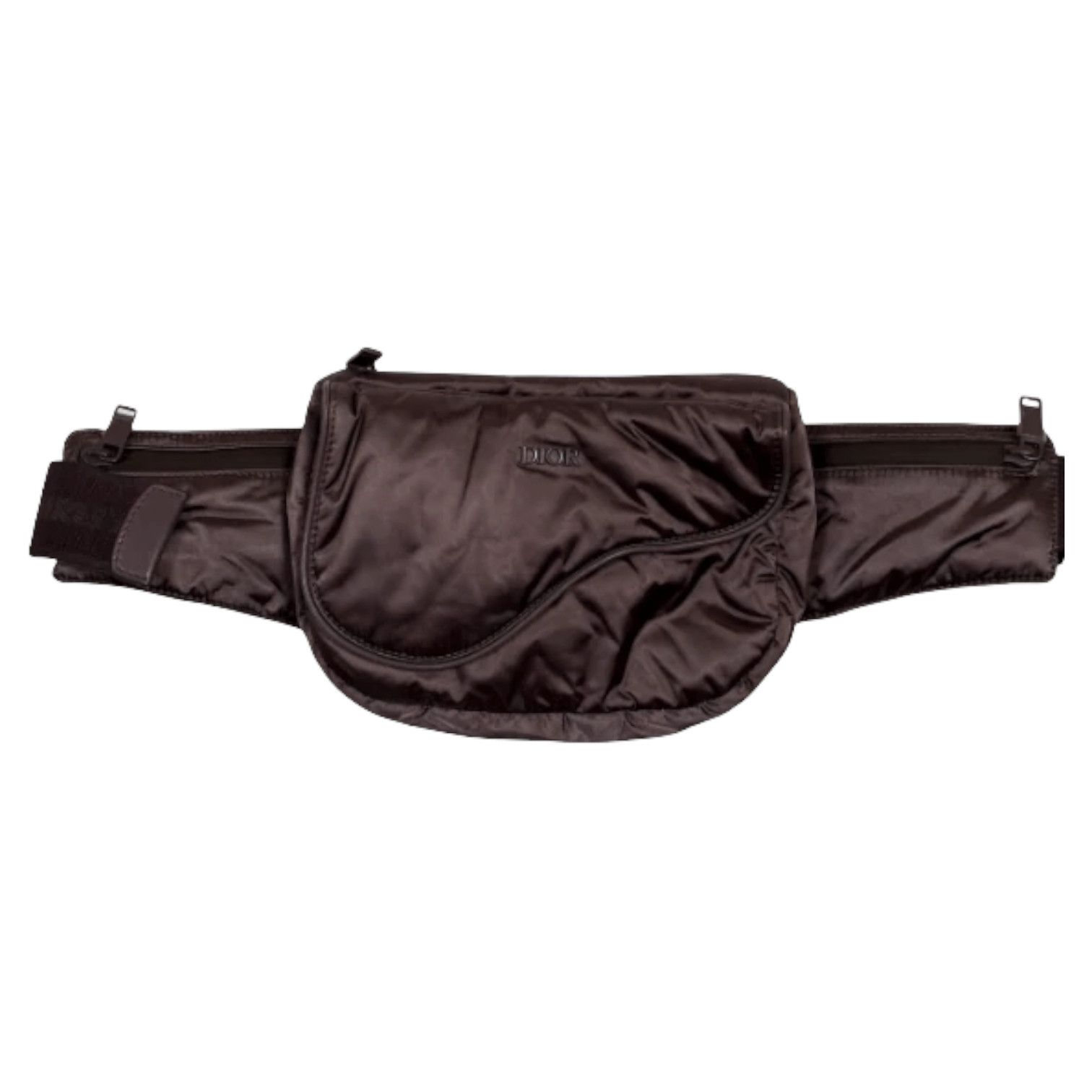 Dior Universe Saddle Nylon Waist Bag Purple, Men's