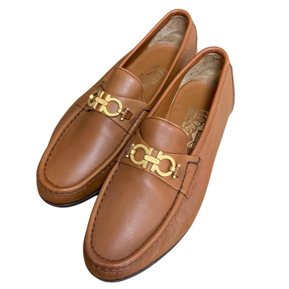 Salvatore Ferragamo Salvatore Ferragamo Salvatore Ferragamo Leather Loafers Leather Shoes DUTY FREE for USA Size ONE SIZE - 1 Thumbnail