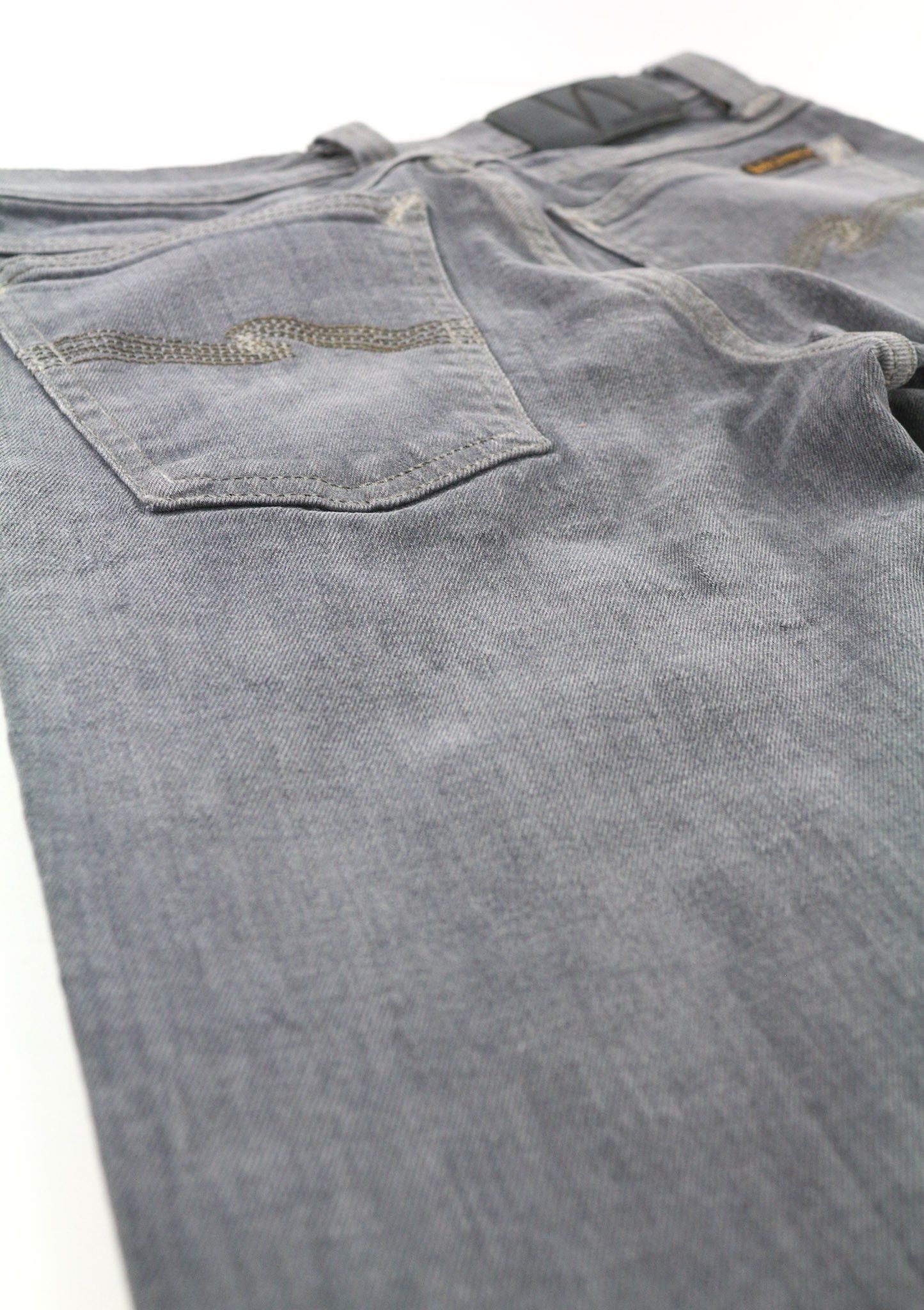 Nudie Jeans TIGHT LONG JOHN W26/L34 Organic Charcoal Jeans 80673 Size 26" / US 2 / IT 38 - 9 Thumbnail
