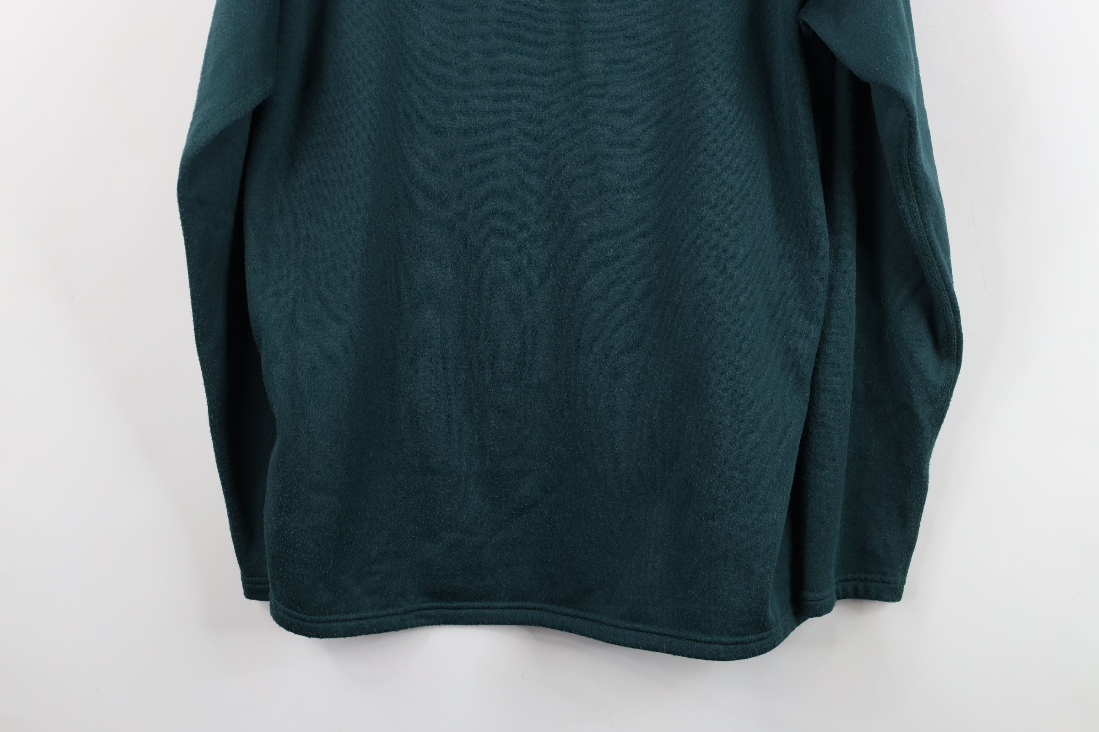 Cabelas Vintage Cabelas Faded Fleece Thermal Sweatshirt Green Size US M / EU 48-50 / 2 - 11 Thumbnail