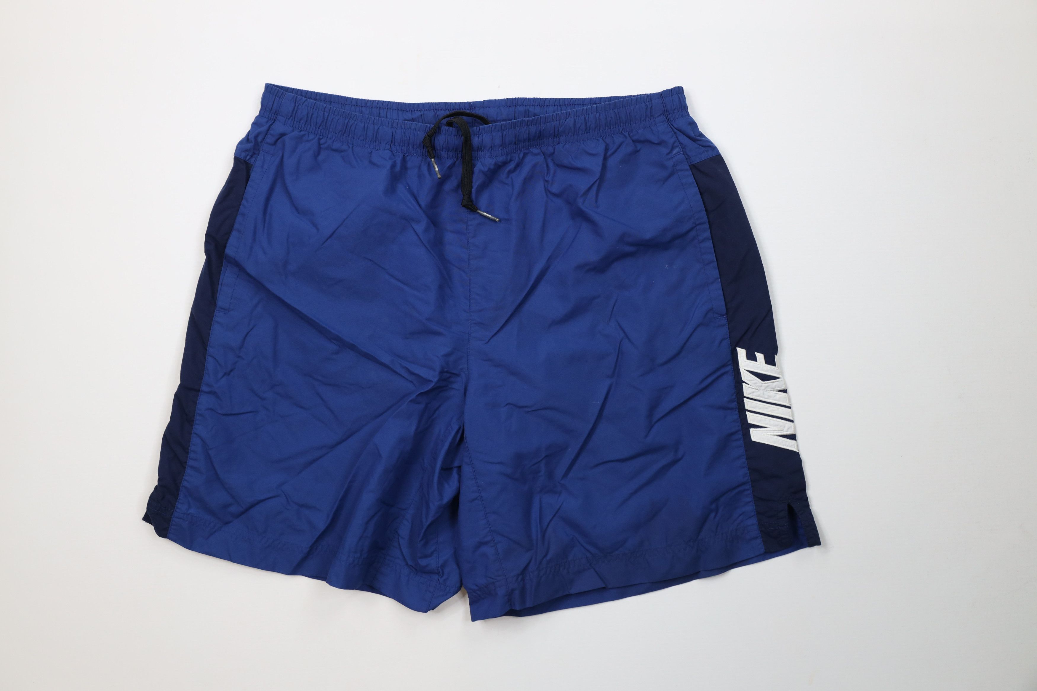 Nike Vintage Nike Spell Out Block Letter Lined Shorts Swim Trunks Size US 34 / EU 50 - 1 Thumbnail