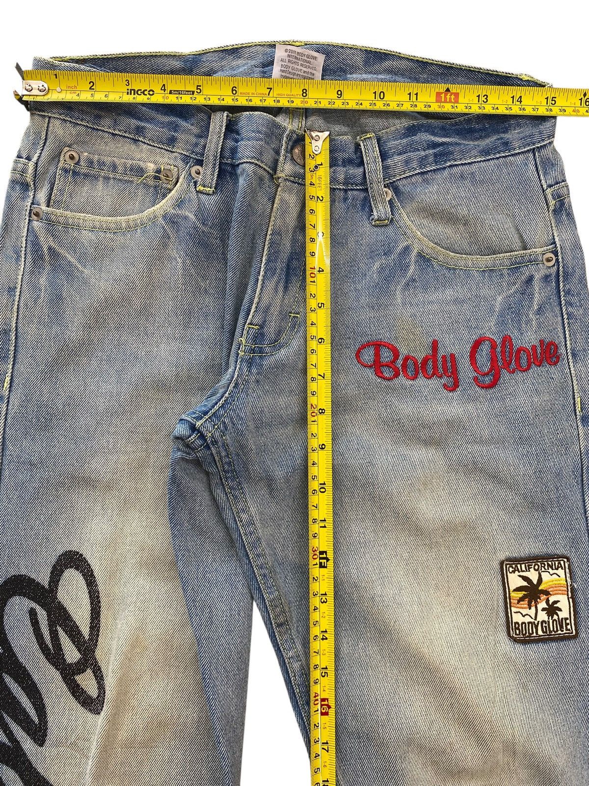 Body Glove Body Glove Mud Wash Straight Leg Style Jeans Size US 30 / EU 46 - 6 Thumbnail