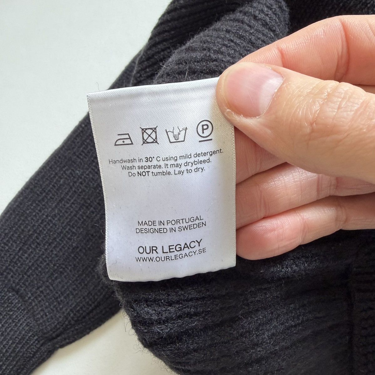Our Legacy Brushed Ribbed Knit Wool Zip Drivers Sweater Size US M / EU 48-50 / 2 - 12 Thumbnail