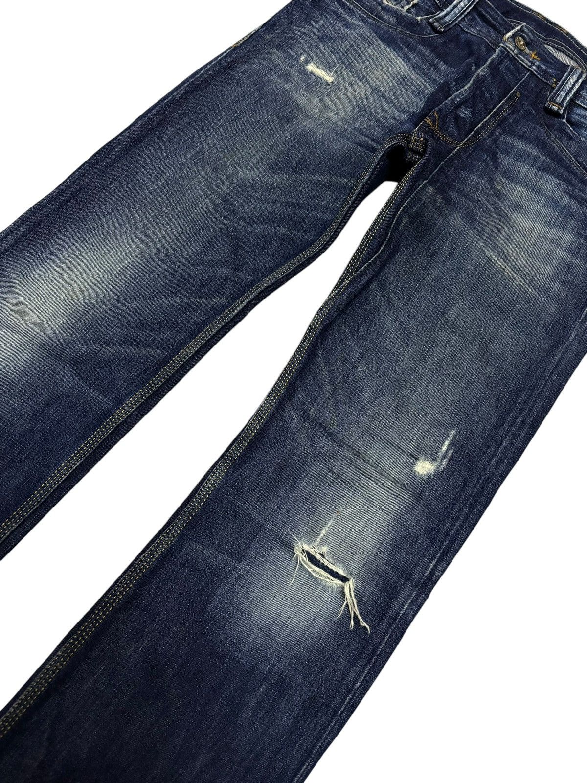 Diesel × Vintage Italy Diesel Timmen Baumwolle Faded Distressed Jeans Size US 32 / EU 48 - 4 Thumbnail